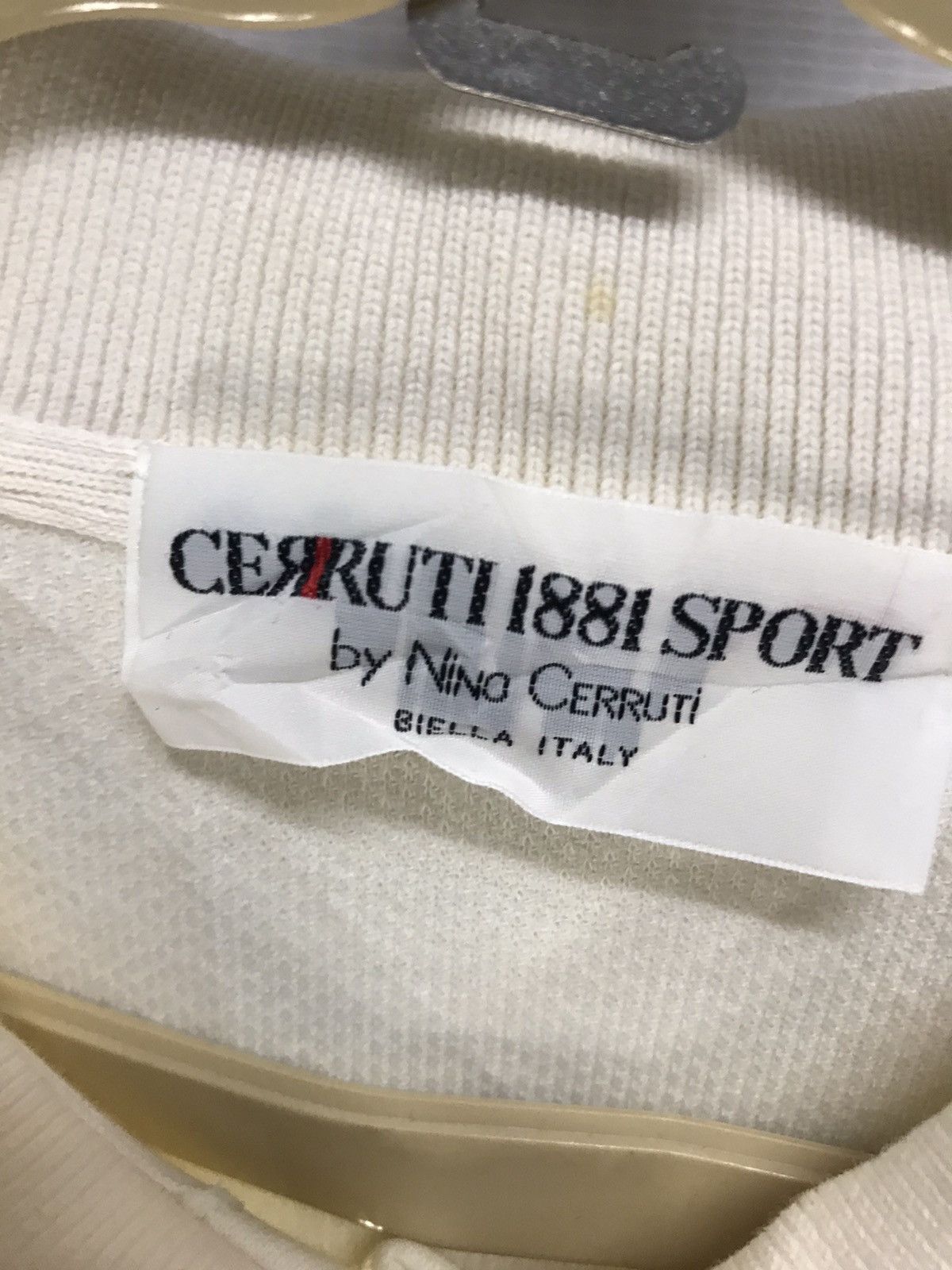 Cerruti 1881 × Designer Cerruti 1881 sport embroidered logo croptop sweatshirt Size US M / EU 48-50 / 2 - 3 Thumbnail