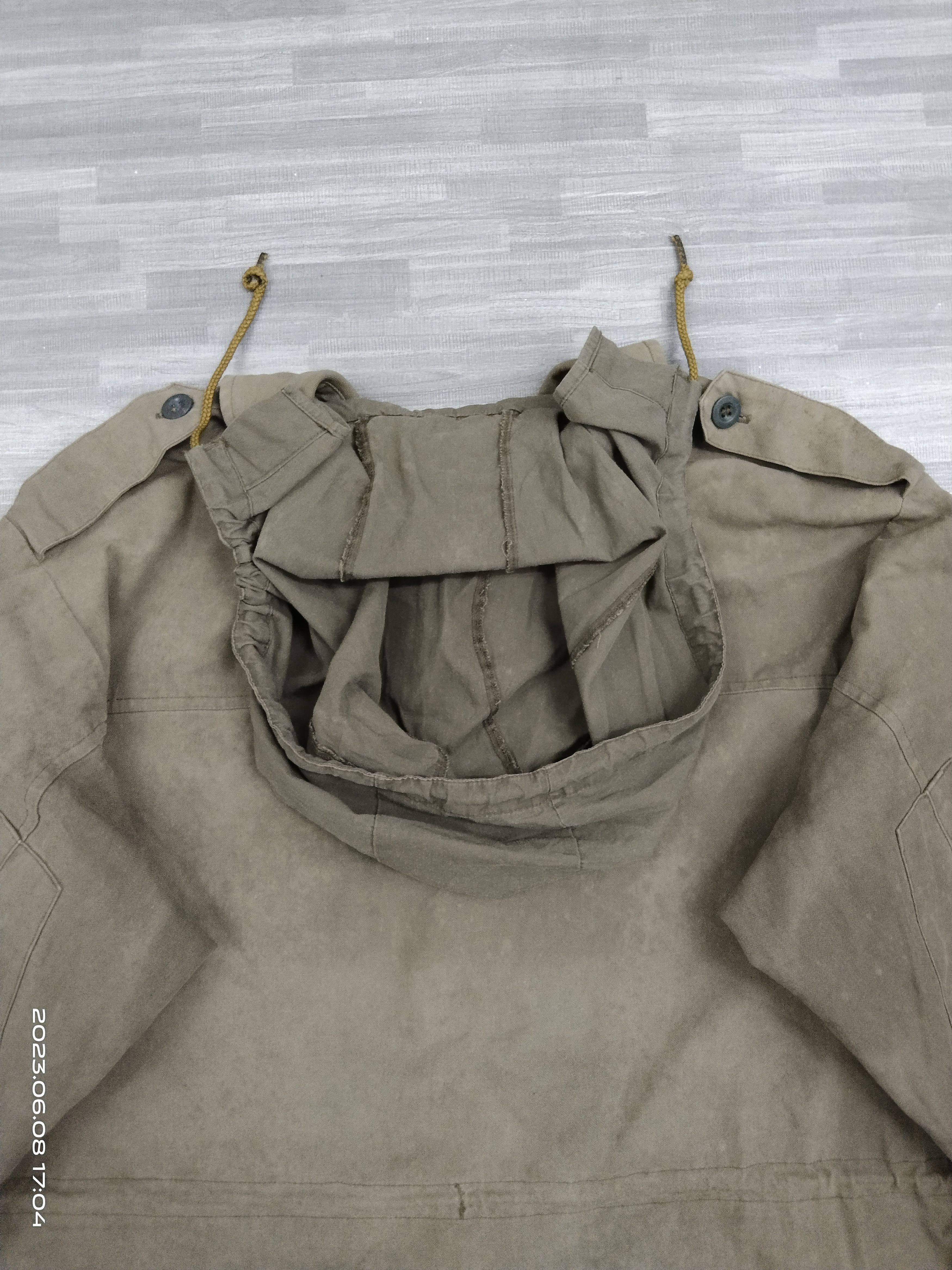 Vintage Vintage 70s/80s German Army Field Parka Hooded Olive Green Size US M / EU 48-50 / 2 - 5 Thumbnail