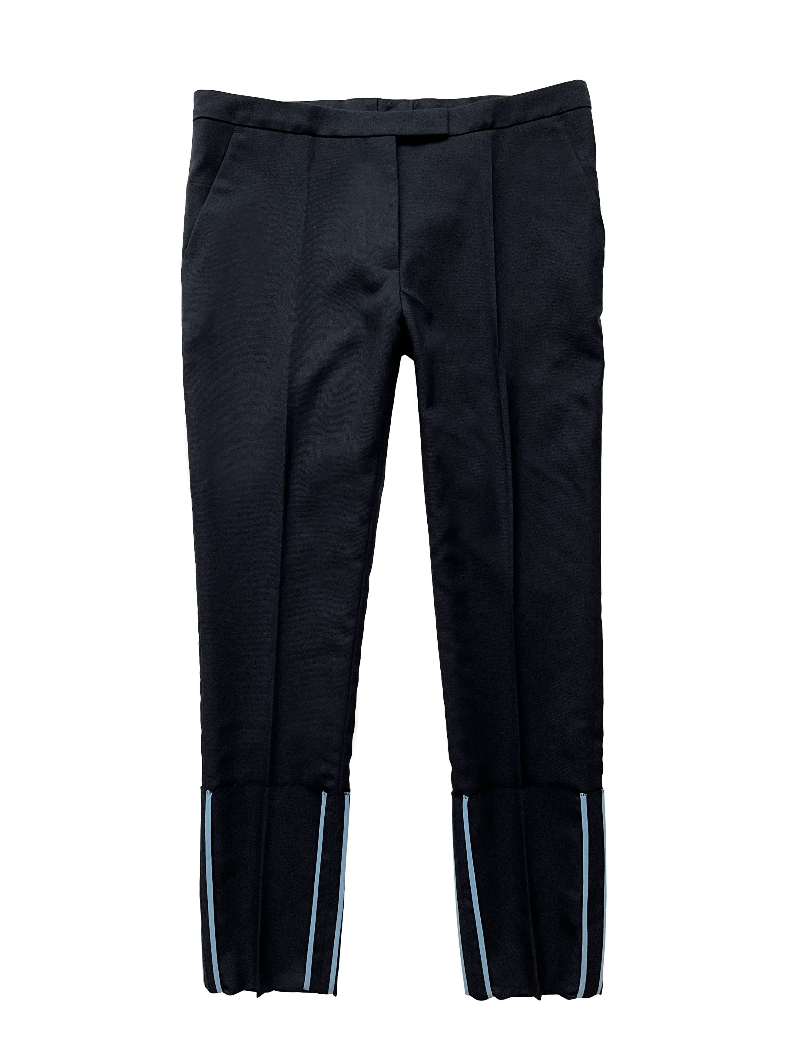 image of Veronique Branquinho Navy Pants Trousers, Women's (Size 32)