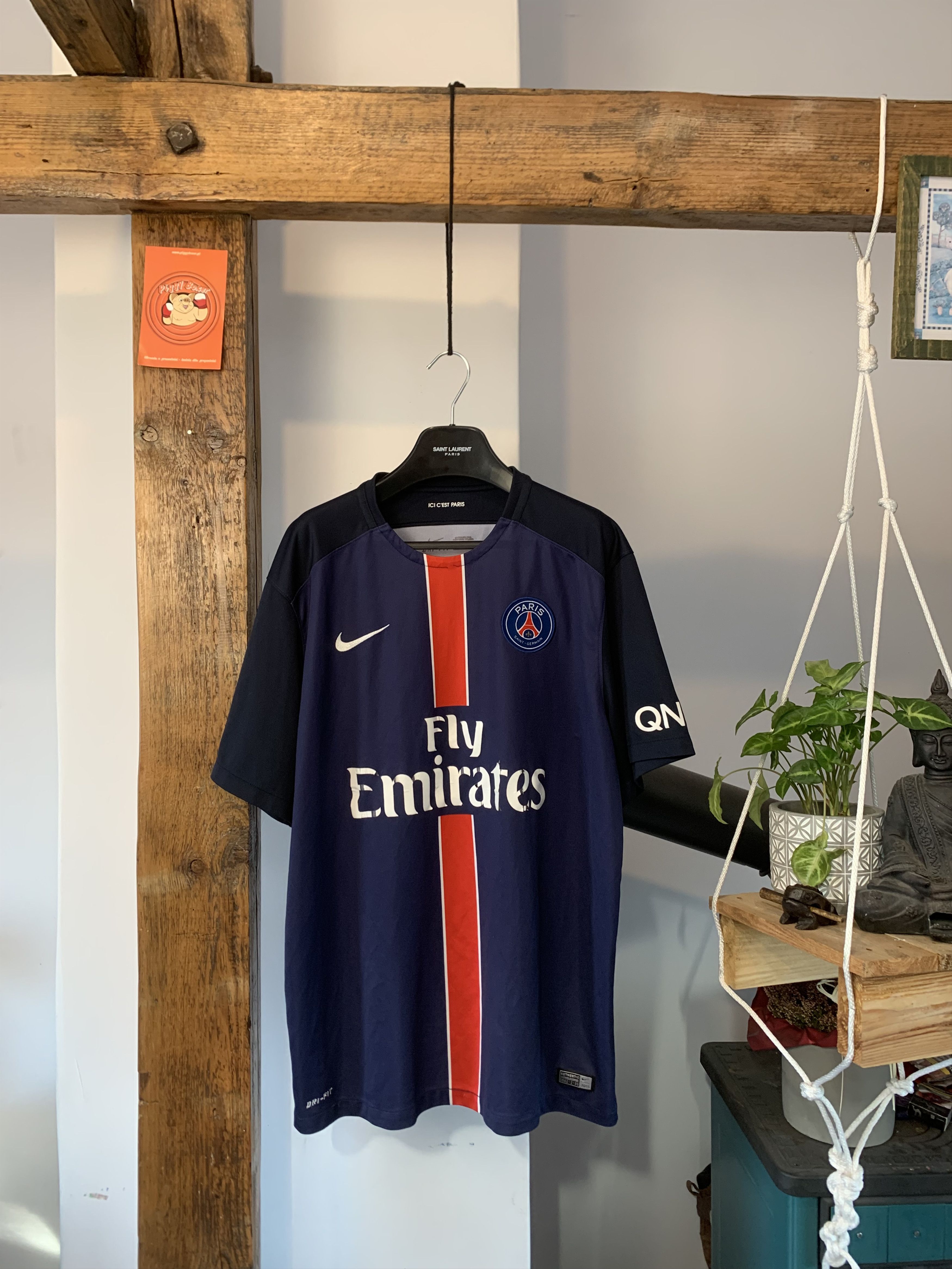 Nike Paris Saint-Germain 2015-16 Home Kit Size US XXL / EU 58 / 5 - 1 Thumbnail