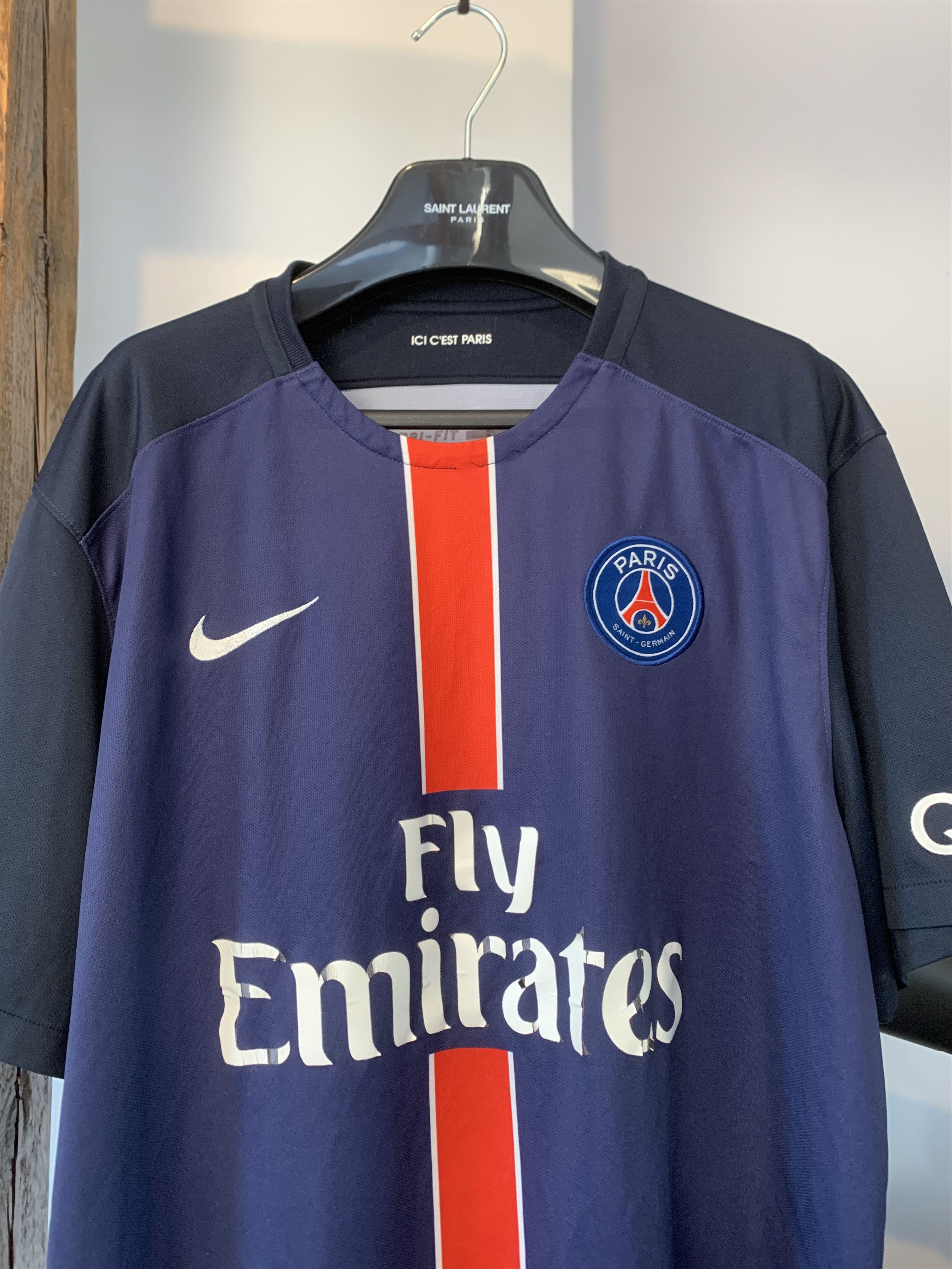 Nike Paris Saint-Germain 2015-16 Home Kit Size US XXL / EU 58 / 5 - 4 Thumbnail