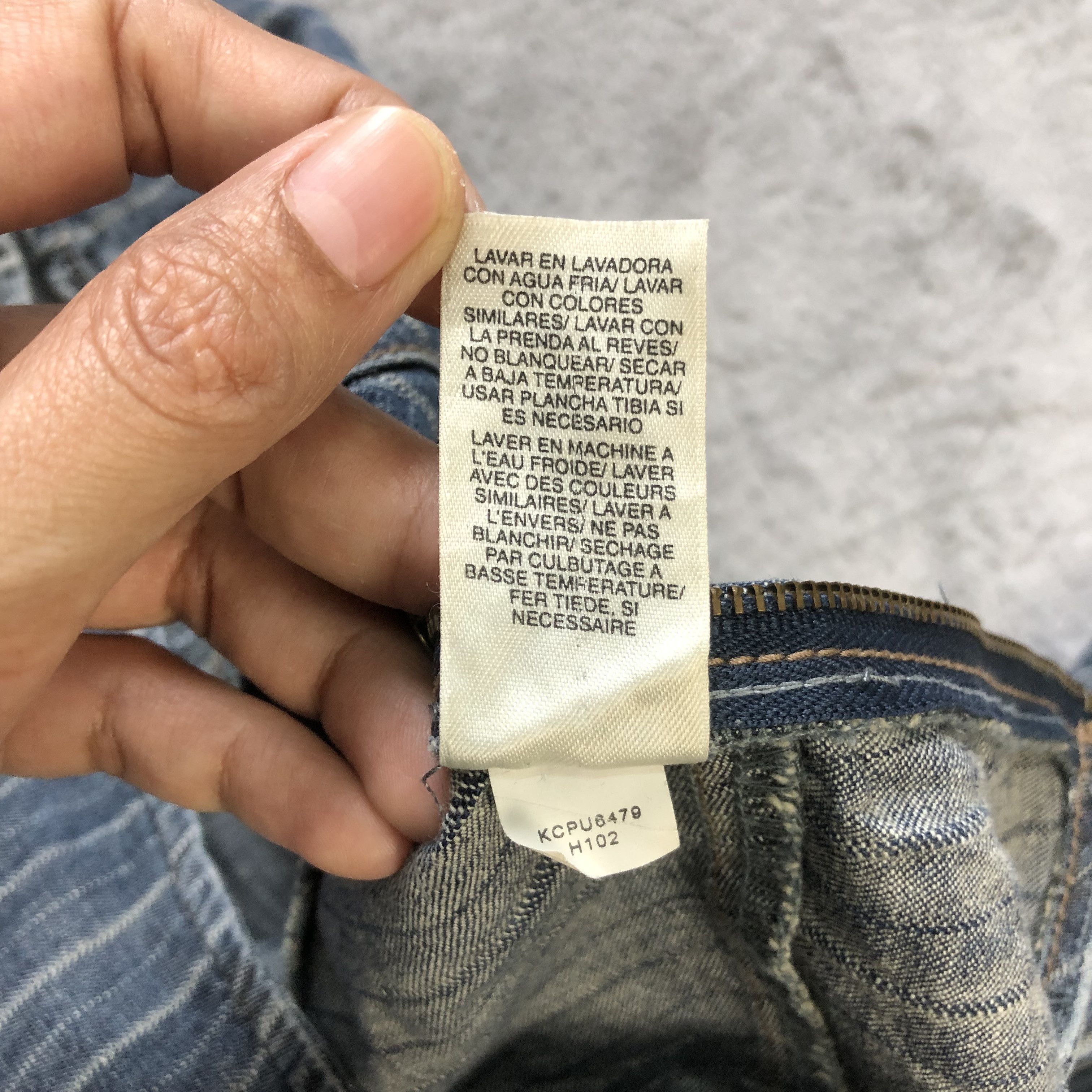 DKNY DKNY JEANS PETITES RECONSTRUCTED DENIM MINI SKIRTS #6899-96 Size 29" - 7 Thumbnail
