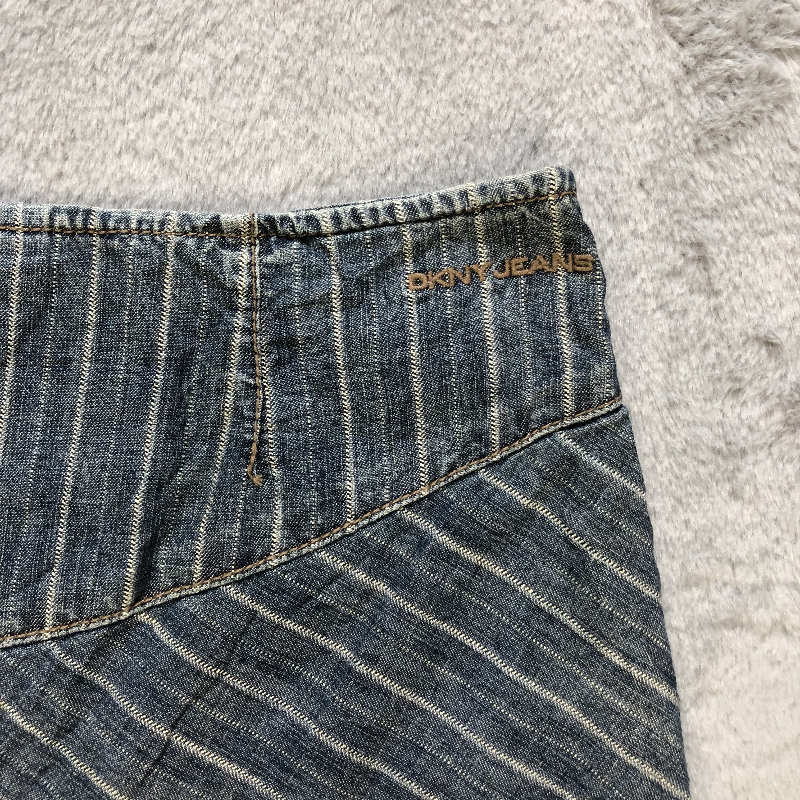 DKNY DKNY JEANS PETITES RECONSTRUCTED DENIM MINI SKIRTS #6899-96 Size 29" - 9 Thumbnail