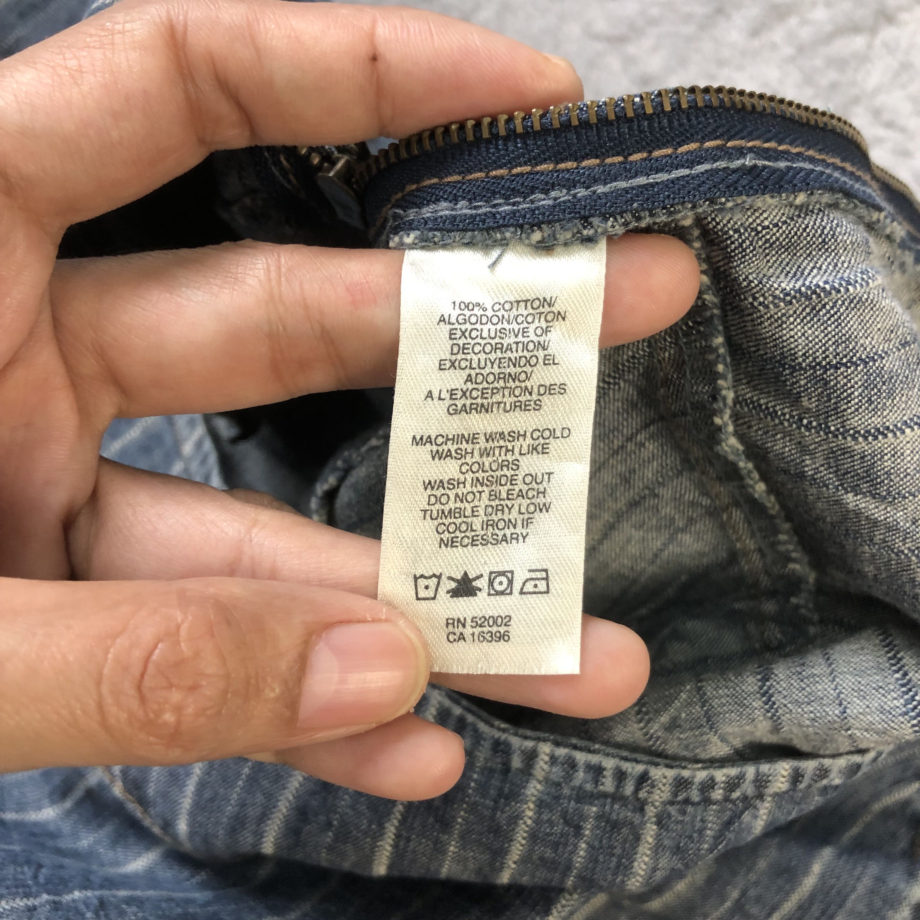 DKNY DKNY JEANS PETITES RECONSTRUCTED DENIM MINI SKIRTS #6899-96 Size 29" - 6 Thumbnail