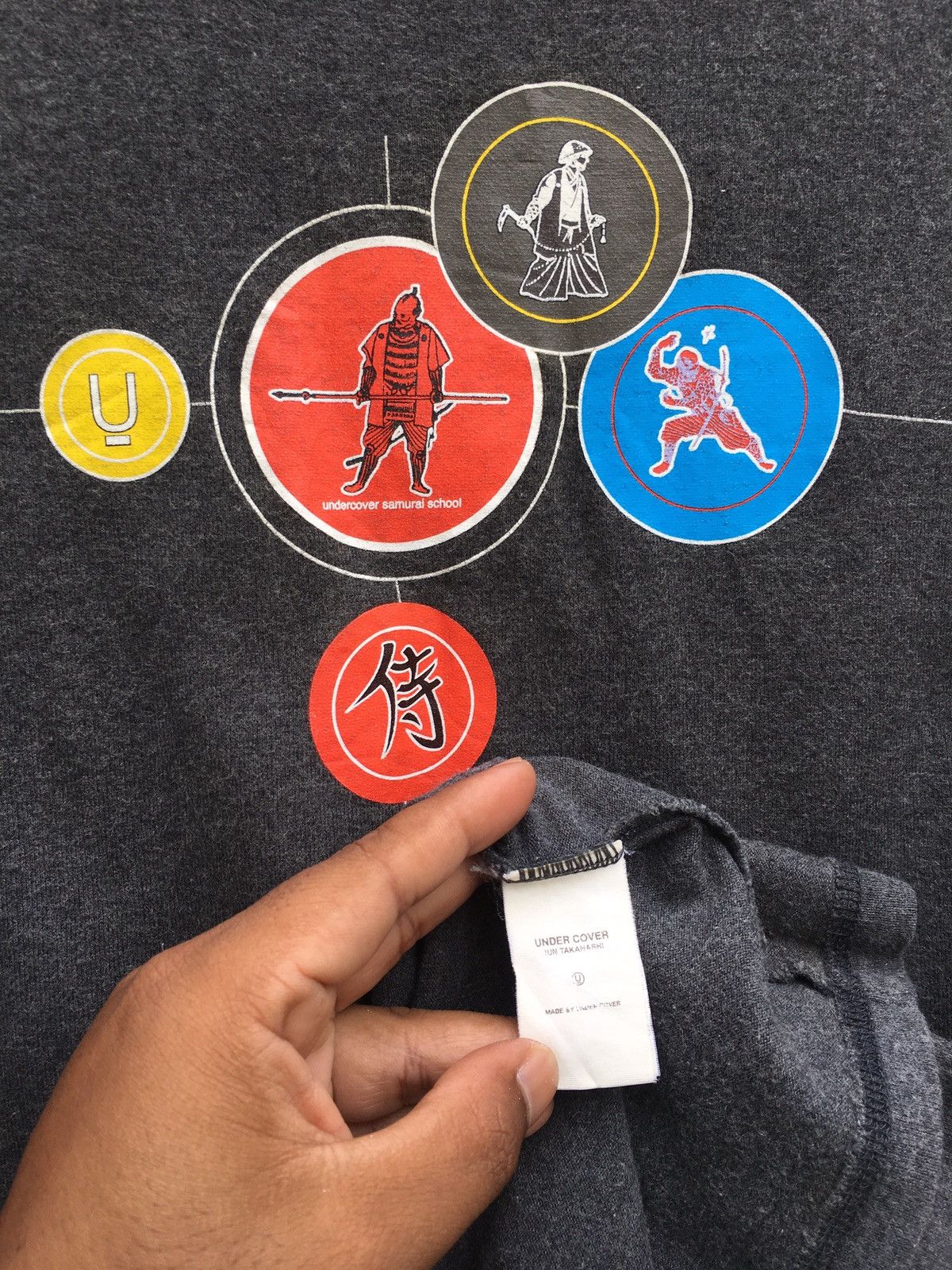 Jun Takahashi Rare Undercover Jun Takahashi Samurai School Tshirt Size US M / EU 48-50 / 2 - 15 Thumbnail