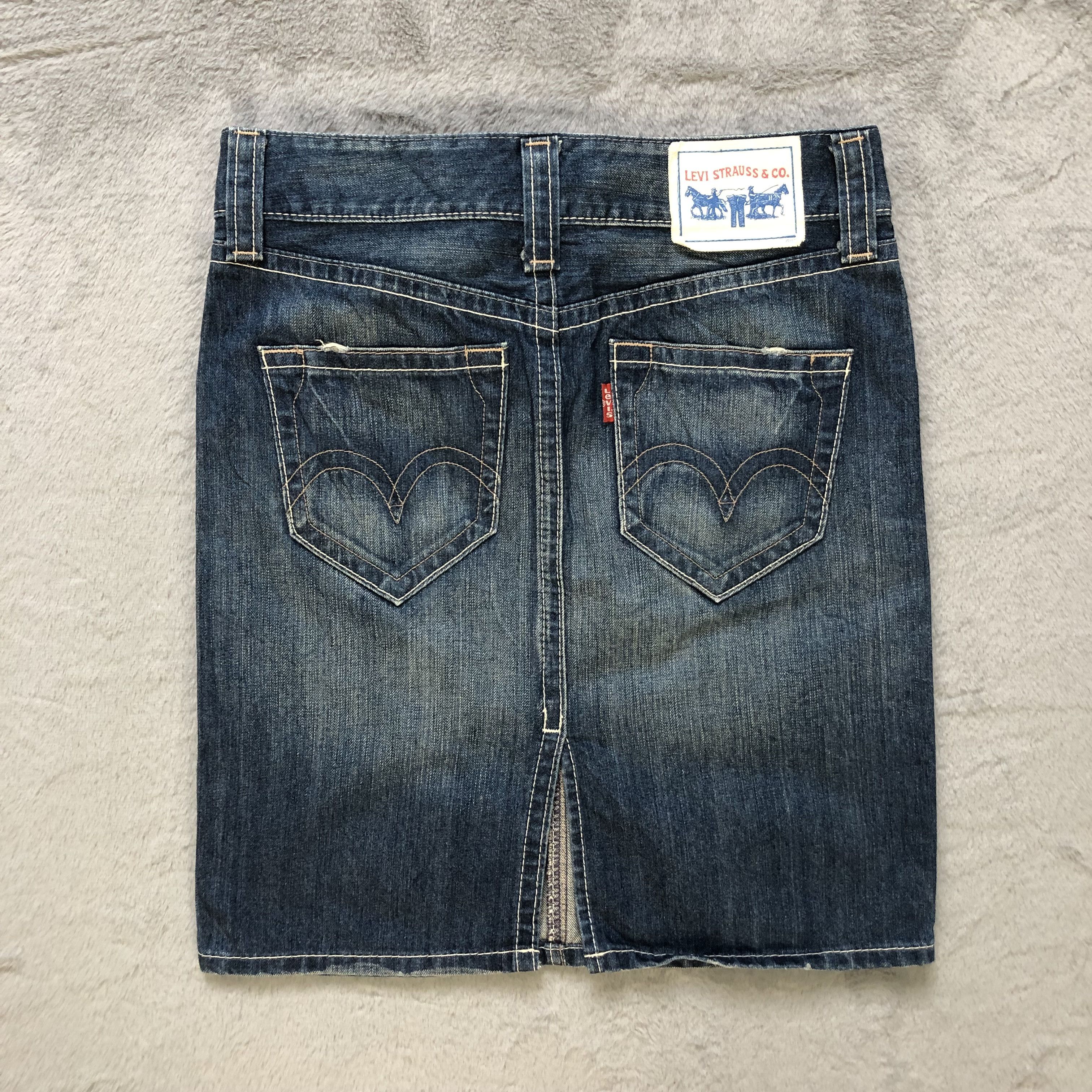 Levi's LEVIS JEANS SKIRTS #6909-96 Size 29" - 9 Thumbnail