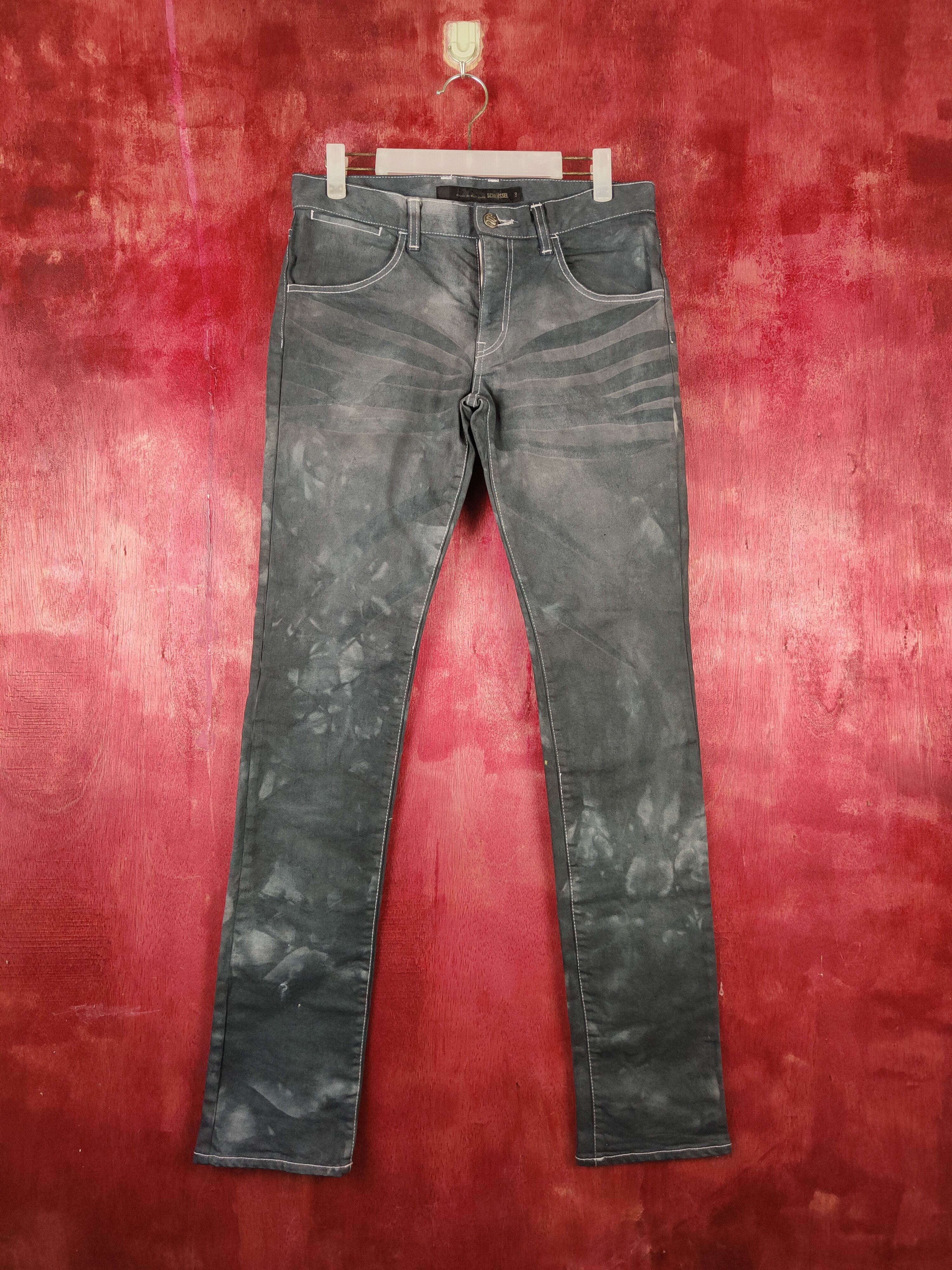 image of Schlussel Schlüssel Black Faded Japan Cargo Pants S710Dl, Men's (Size 32)