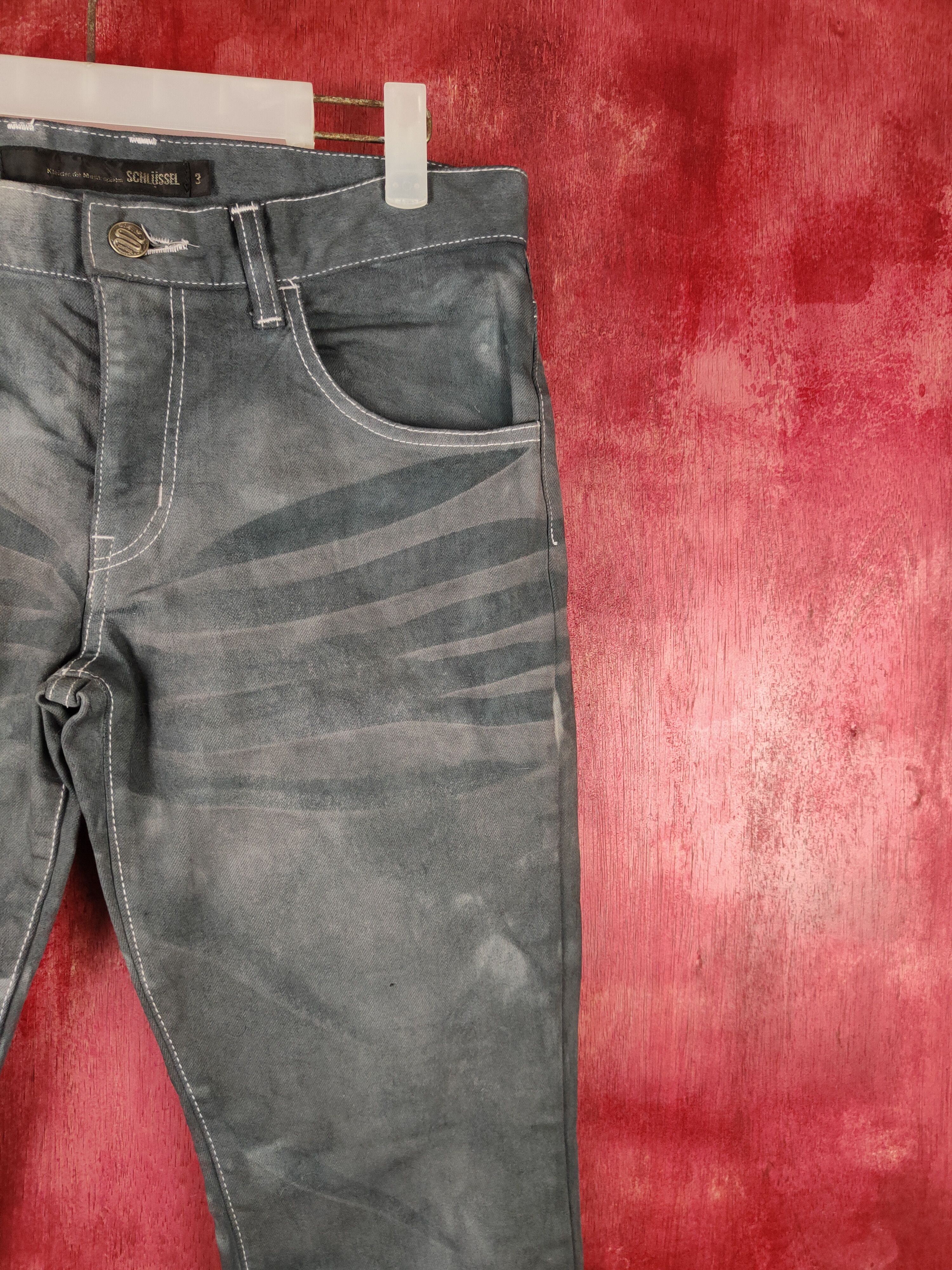 Schlussel DL Schlüssel Black Faded japan cargo pants #S710 Size US 31 - 5 Thumbnail