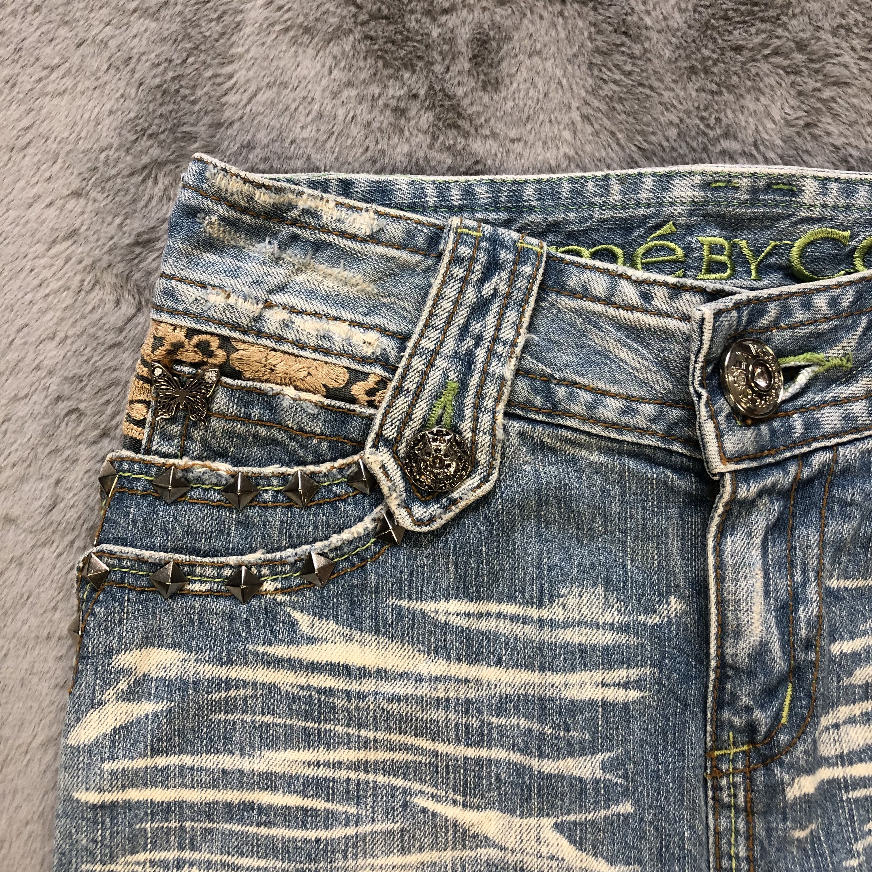 Japanese Brand PERFUME BY COOLA LIGHT WASH JEANS SKIRTS #6912-96 Size 26" / US 2 / IT 38 - 6 Thumbnail