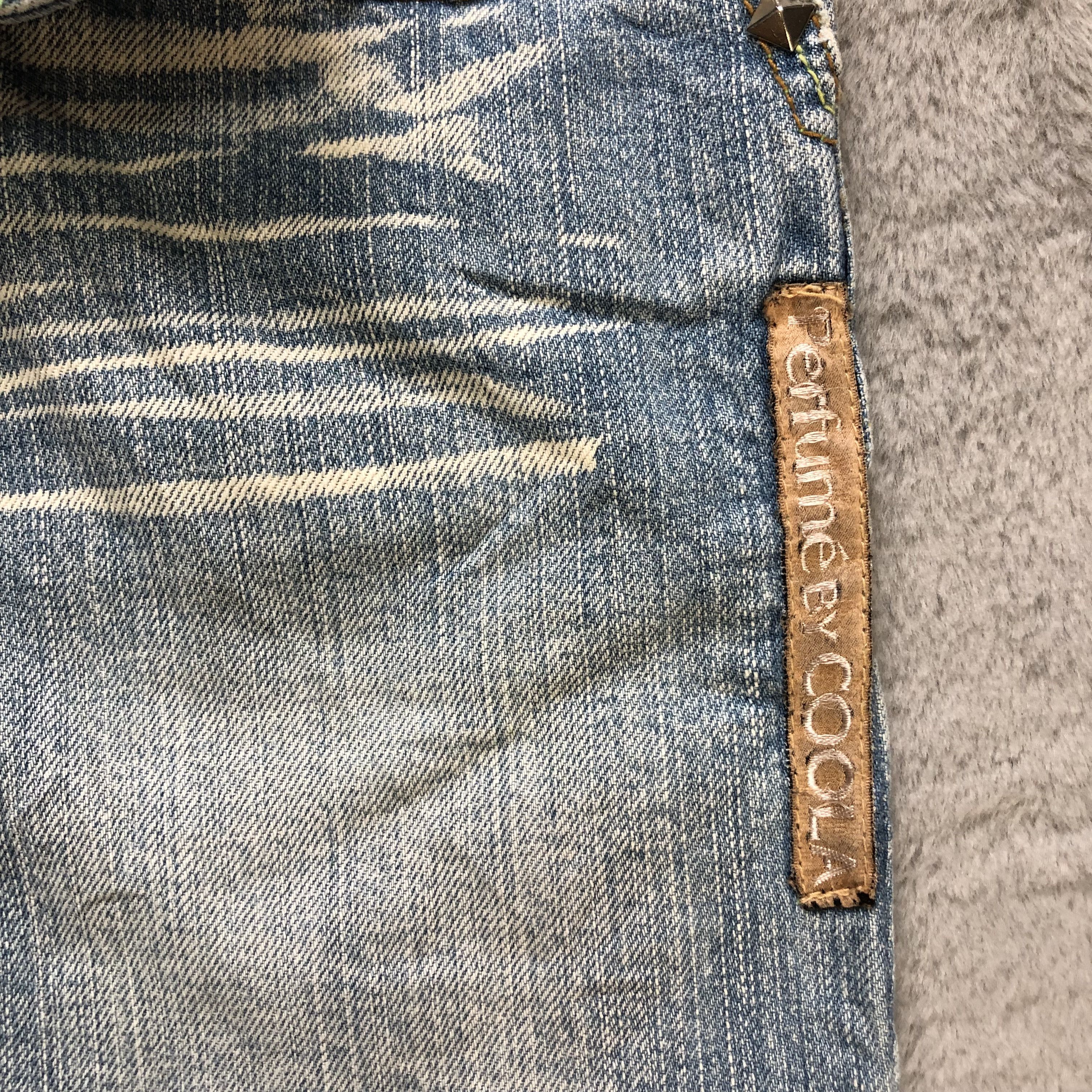 Japanese Brand PERFUME BY COOLA LIGHT WASH JEANS SKIRTS #6912-96 Size 26" / US 2 / IT 38 - 10 Thumbnail