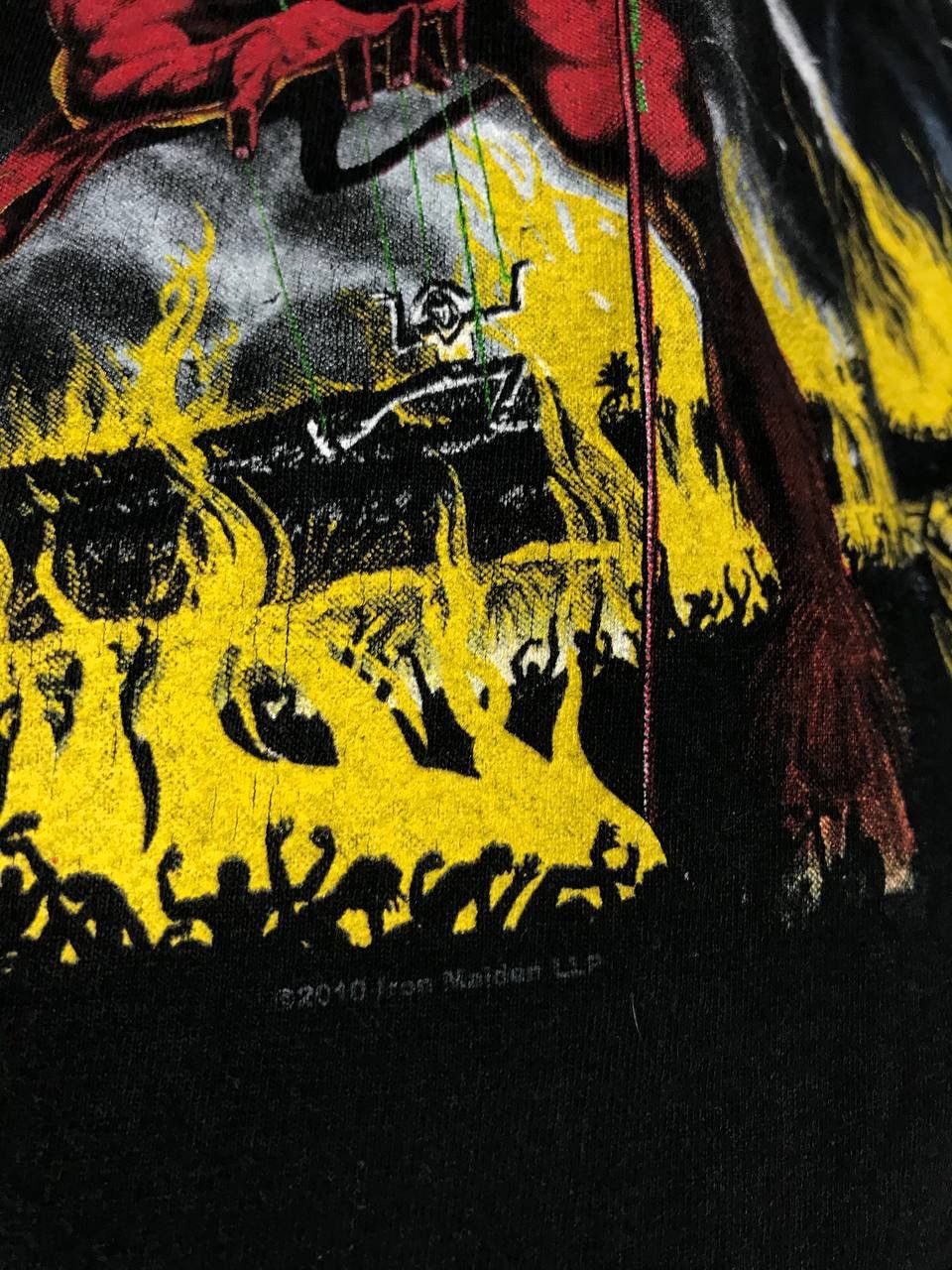 Band Tees × Iron Maiden × Vintage Iron Maiden 2010 vintage rock band tee Size US S / EU 44-46 / 1 - 4 Thumbnail