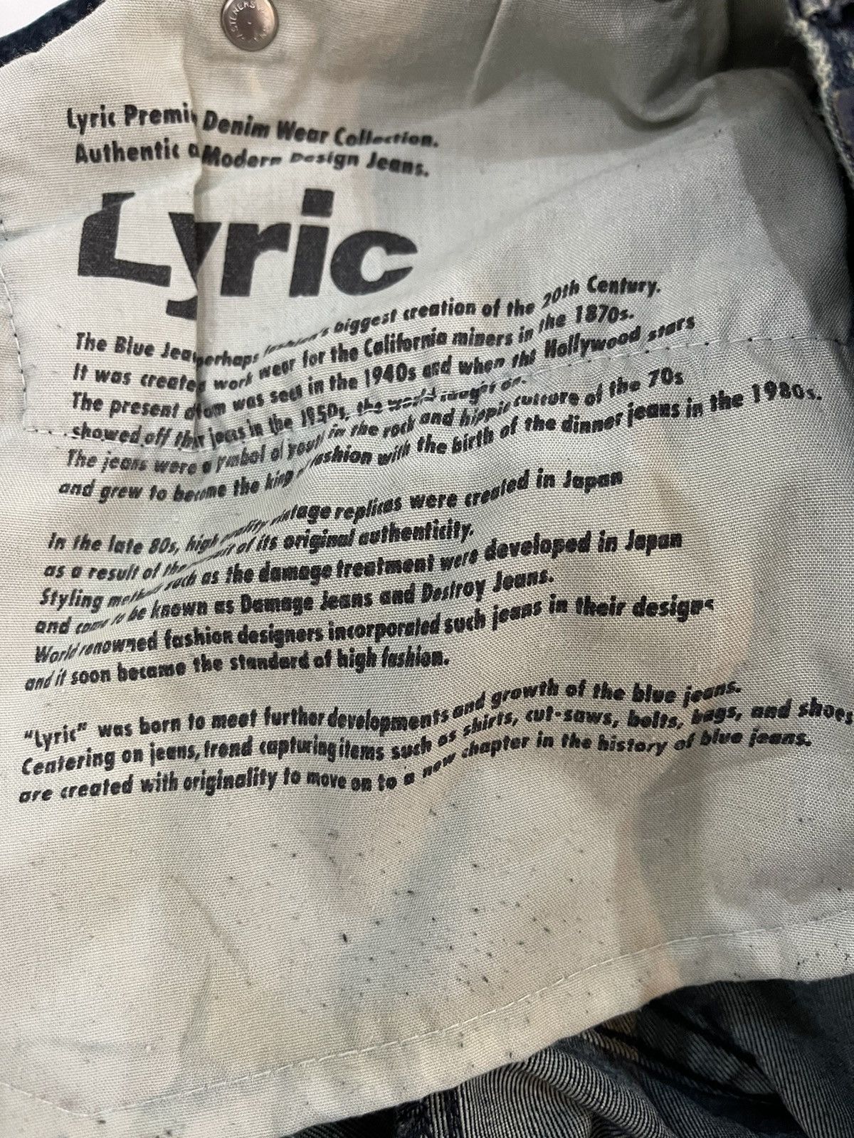 Japanese Brand × Seditionaries Lyric Multipocket Jeans Size US 34 / EU 50 - 6 Thumbnail