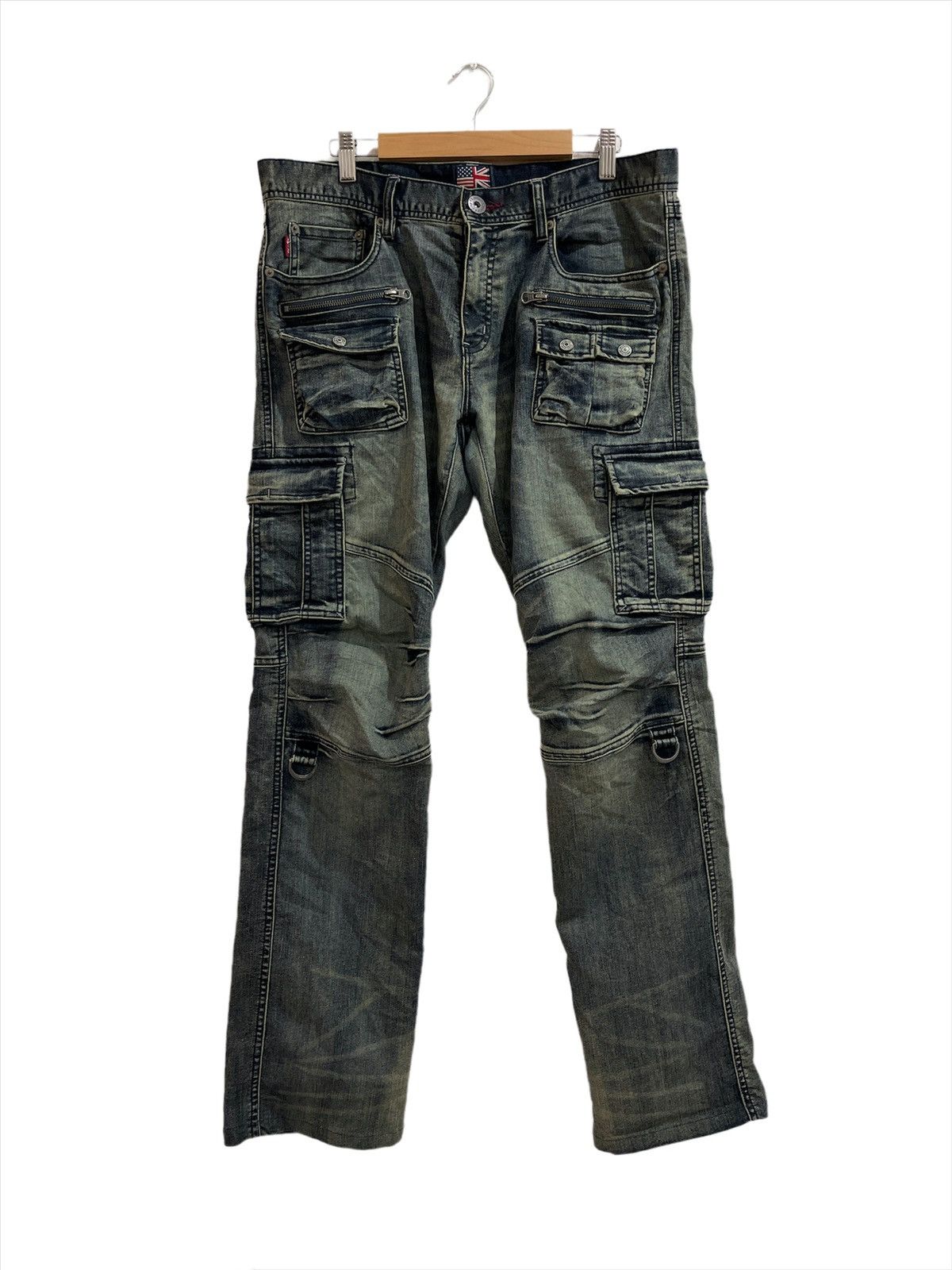 image of Archival Clothing x Seditionaries Lyric Multipocket Jeans, Men's (Size 34)
