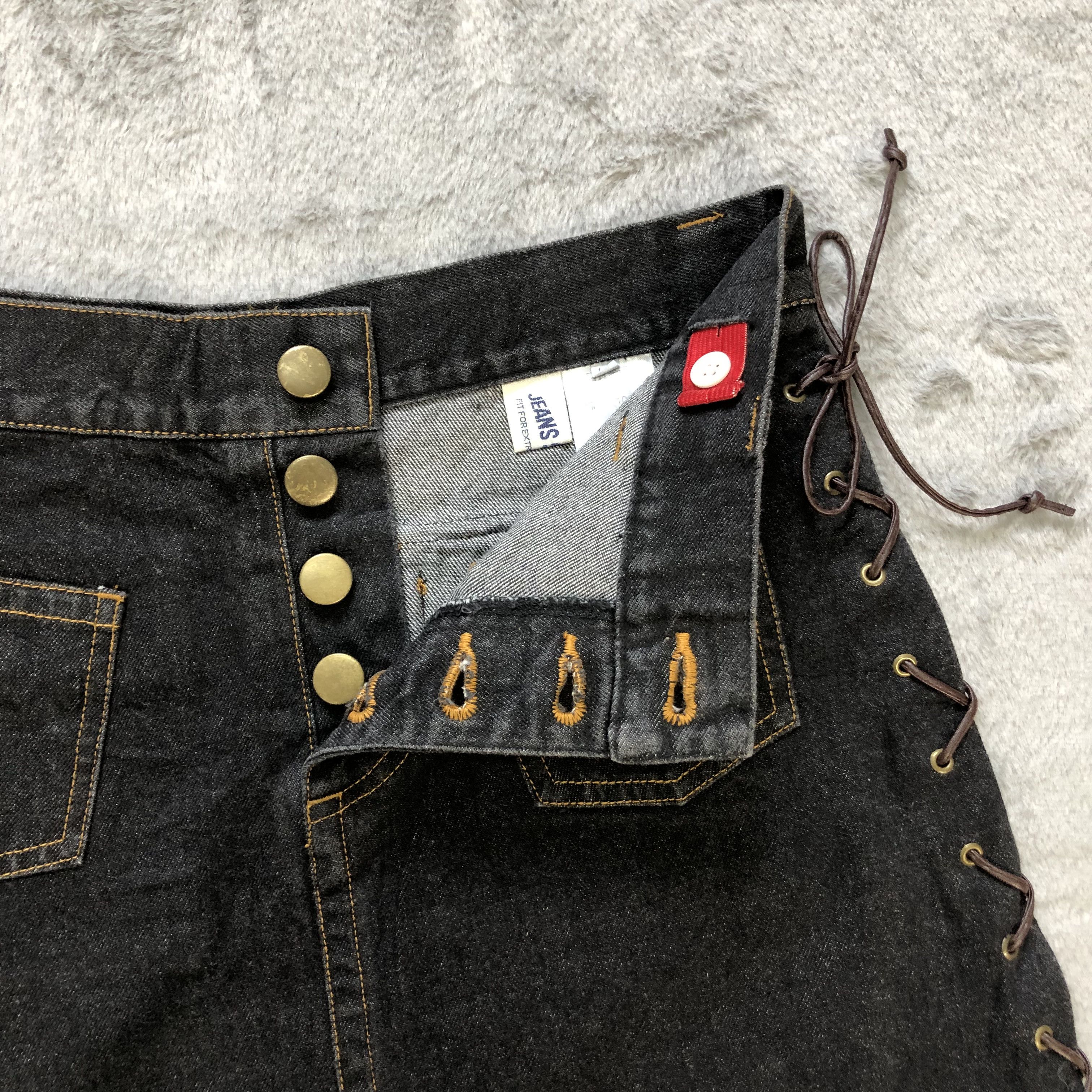 Japanese Brand BONDAGE JEANS STORY DENIM SKIRTS #6915-96 Size 27" / US 4 / IT 40 - 3 Thumbnail