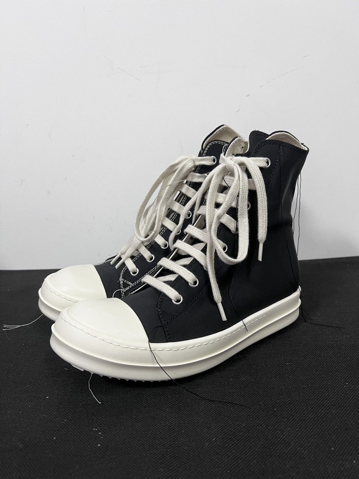 Rick Owens Drkshdw Rick owens drkshdw ss19 ramones high top sneakers sz35.5 Size US 5.5 / IT 35.5 - 2 Thumbnail