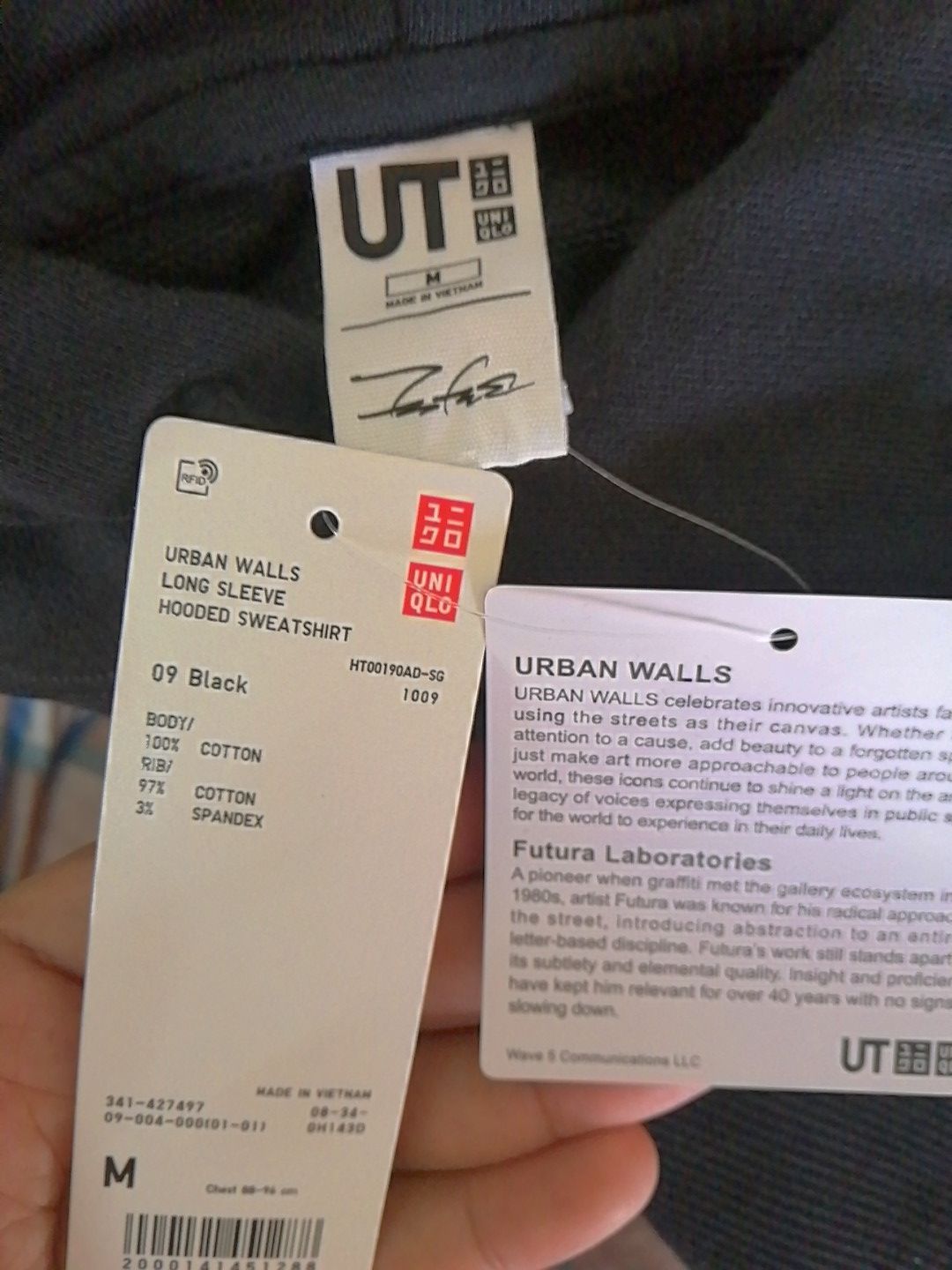 Futura × Uniqlo Futura Laboratories Hoodies Urban Walls by Uniqlo/M sizes Size US M / EU 48-50 / 2 - 5 Thumbnail