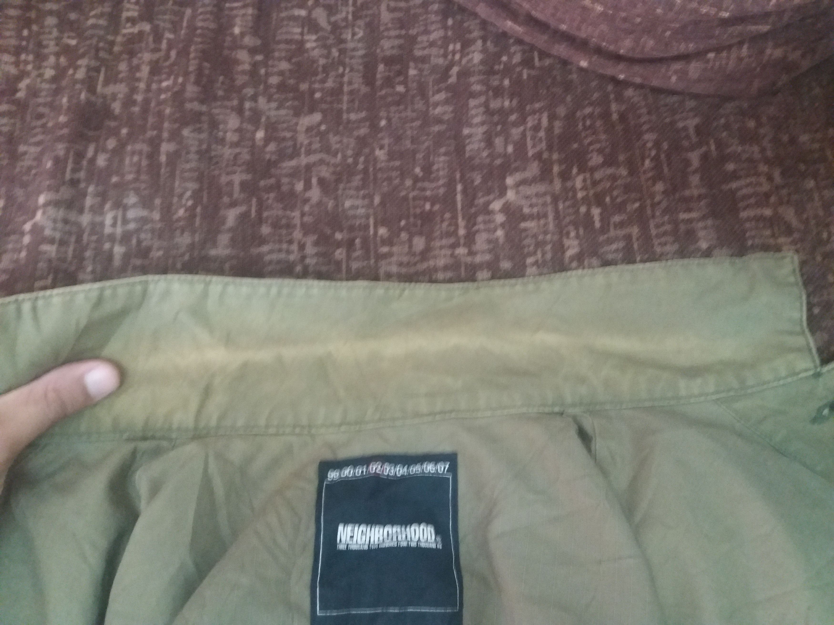 Neighborhood Neighborhood green army distress jacket made in japan Size US M / EU 48-50 / 2 - 5 Thumbnail