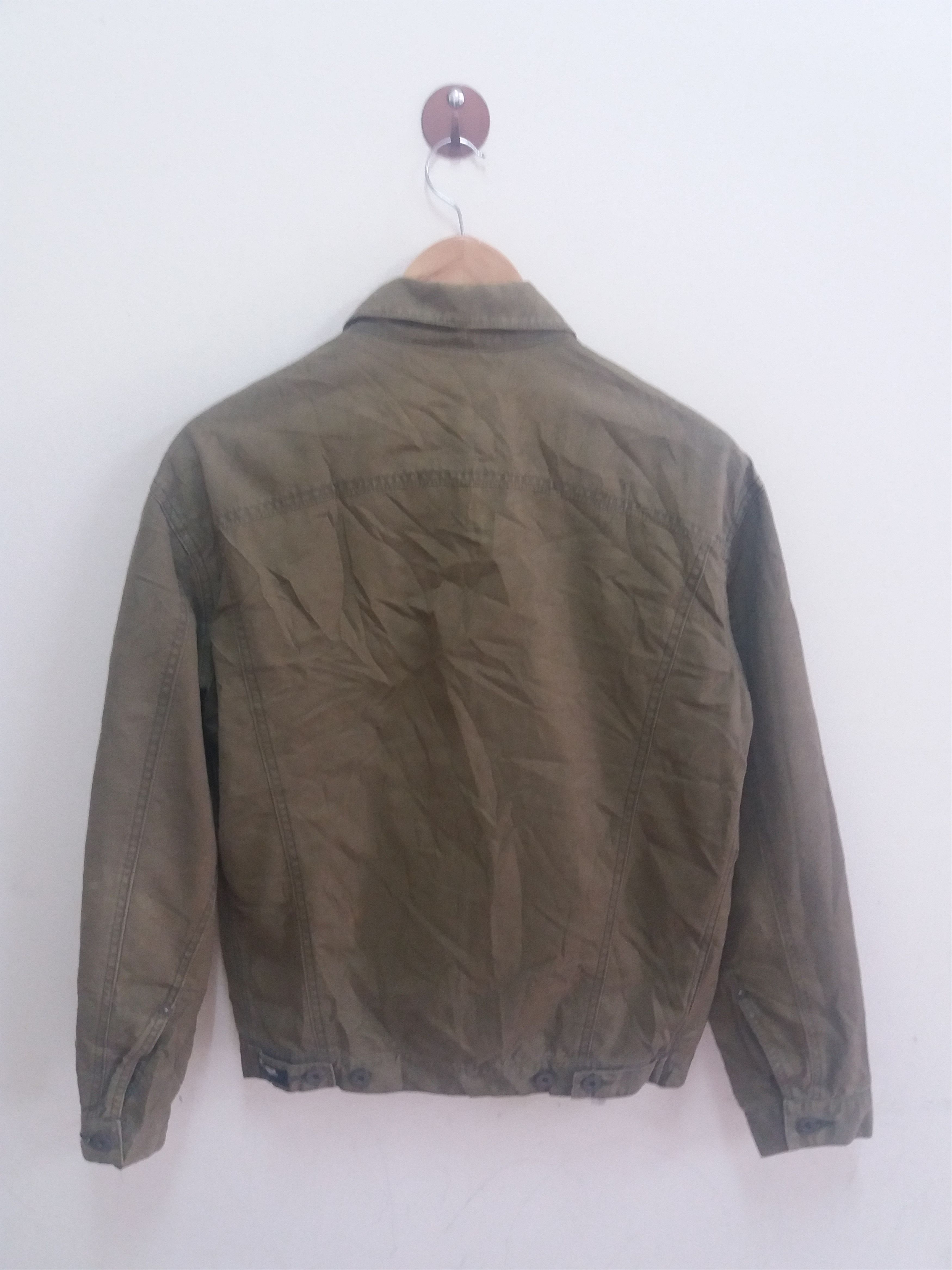 Neighborhood Neighborhood green army distress jacket made in japan Size US M / EU 48-50 / 2 - 3 Thumbnail