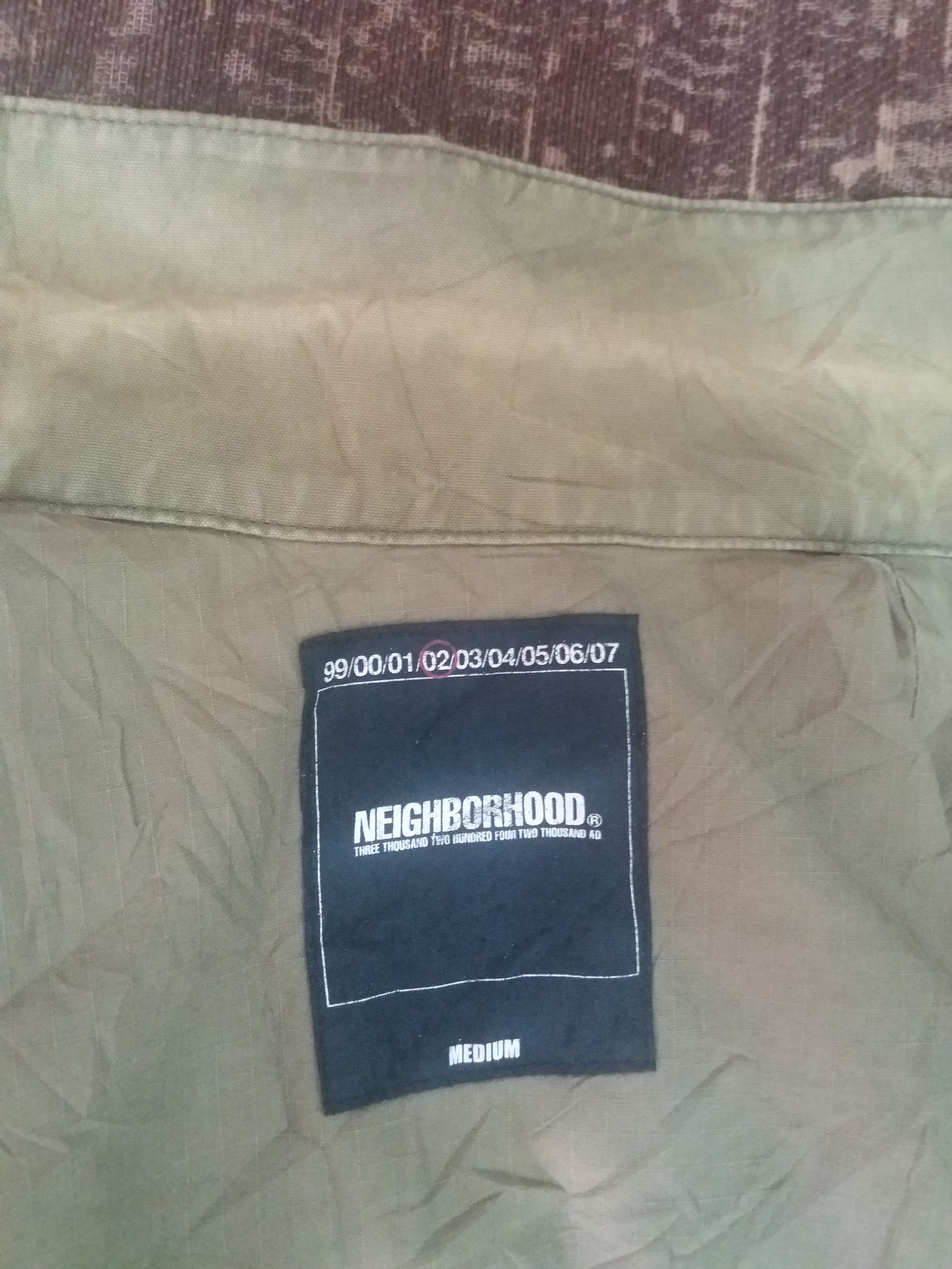 Neighborhood Neighborhood green army distress jacket made in japan Size US M / EU 48-50 / 2 - 4 Thumbnail
