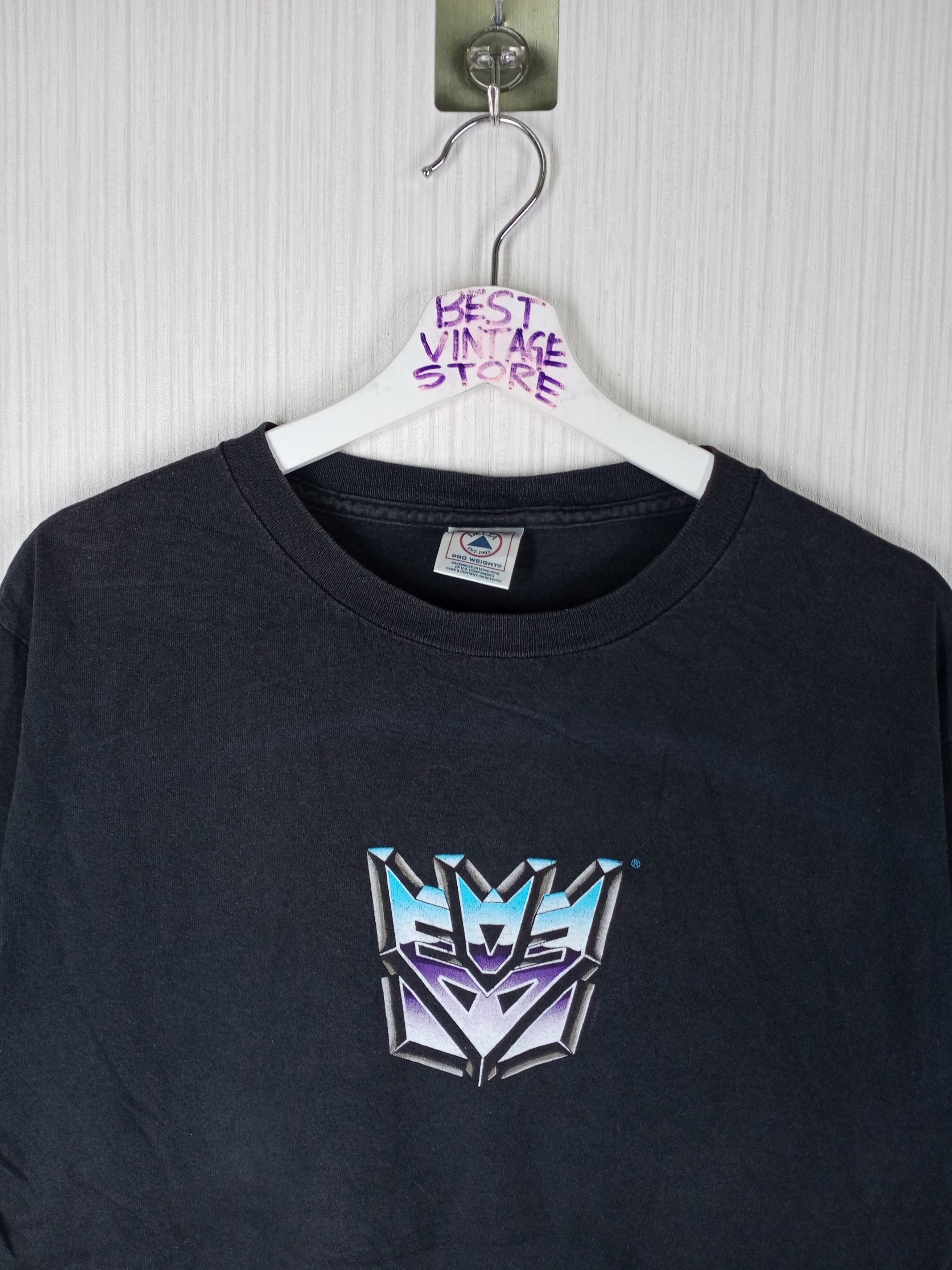 Delta Vintage Transformers Decepticon Logo Promo T-Shirts Size US M / EU 48-50 / 2 - 6 Thumbnail