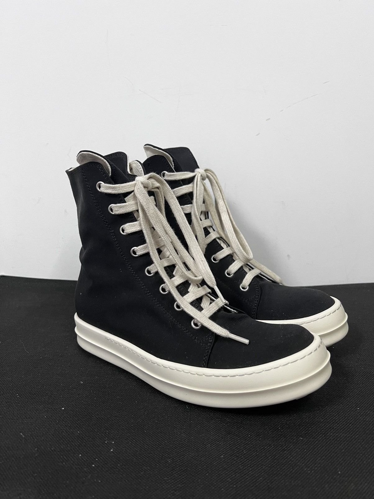 Rick Owens Drkshdw Rick owens drkshdw ramones high top sneakers Size US 6.5 / IT 36.5 - 6 Thumbnail