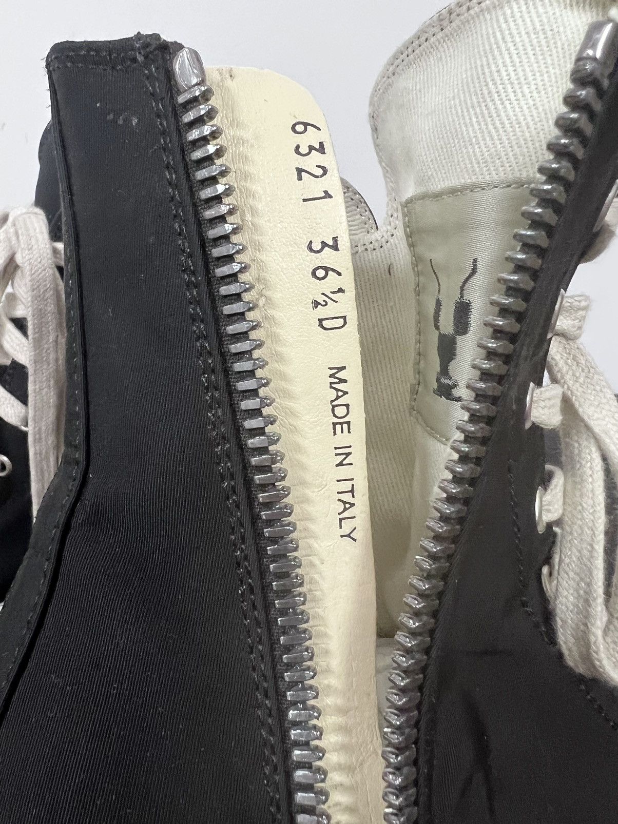 Rick Owens Drkshdw Rick owens drkshdw ramones high top sneakers Size US 6.5 / IT 36.5 - 10 Thumbnail