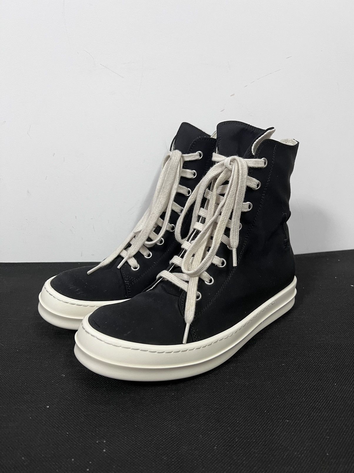 Rick Owens Drkshdw Rick owens drkshdw ramones high top sneakers Size US 6.5 / IT 36.5 - 1 Thumbnail
