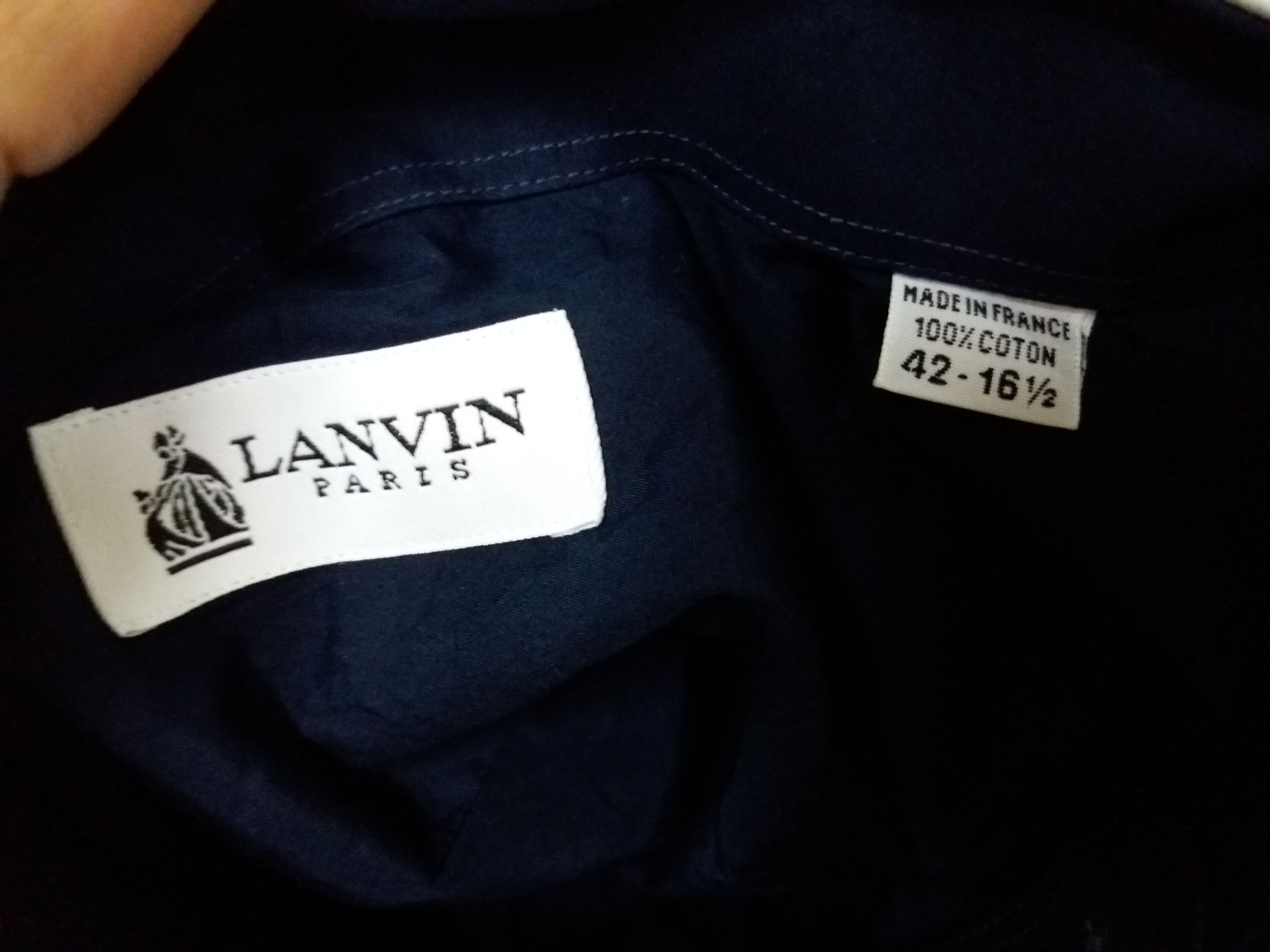 Lanvin Lanvin Paris cufflinks shirt made in france Size US L / EU 52-54 / 3 - 5 Thumbnail