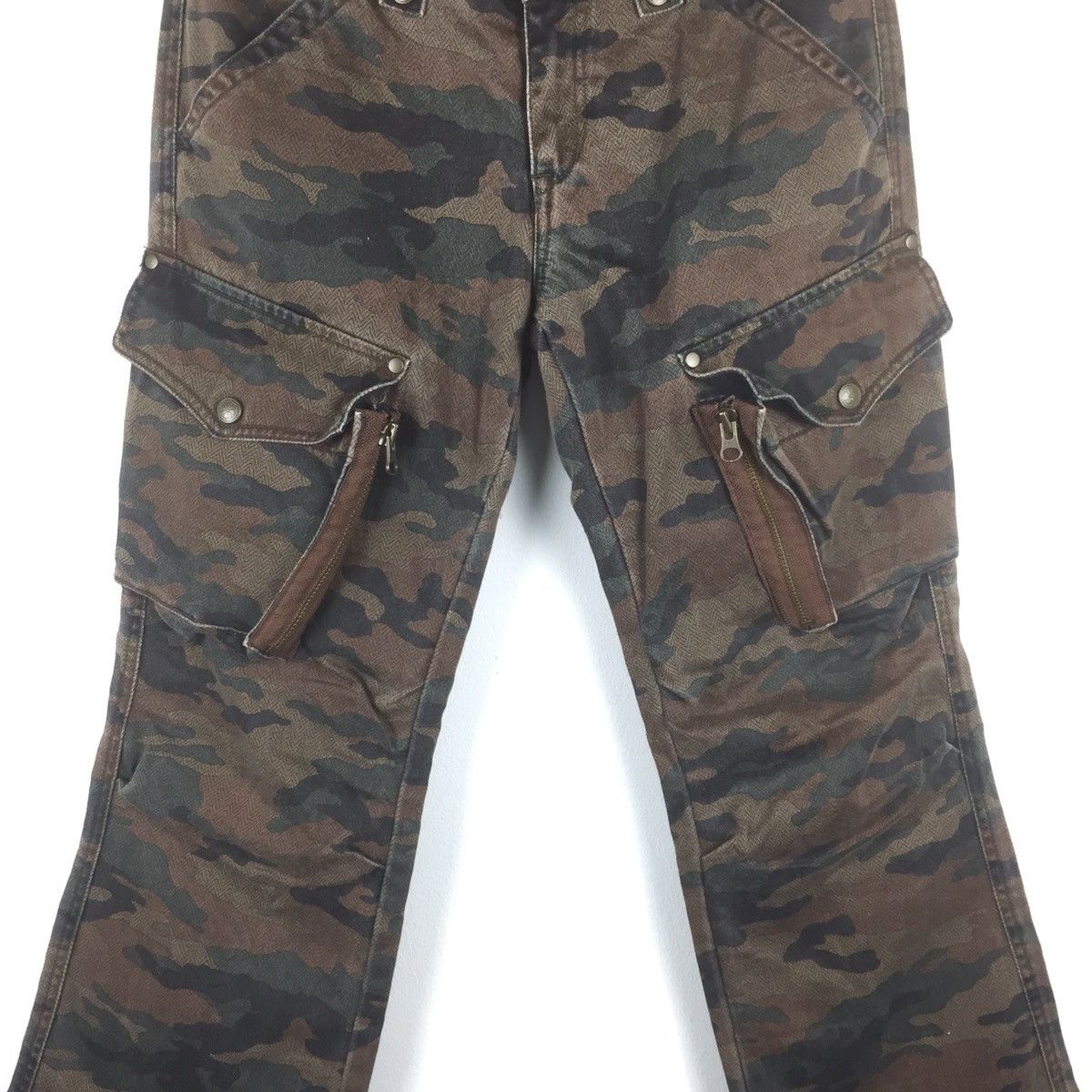 Japanese Brand Vintage ET cargo pants multiple pocket nice design Size US 29 - 2 Thumbnail