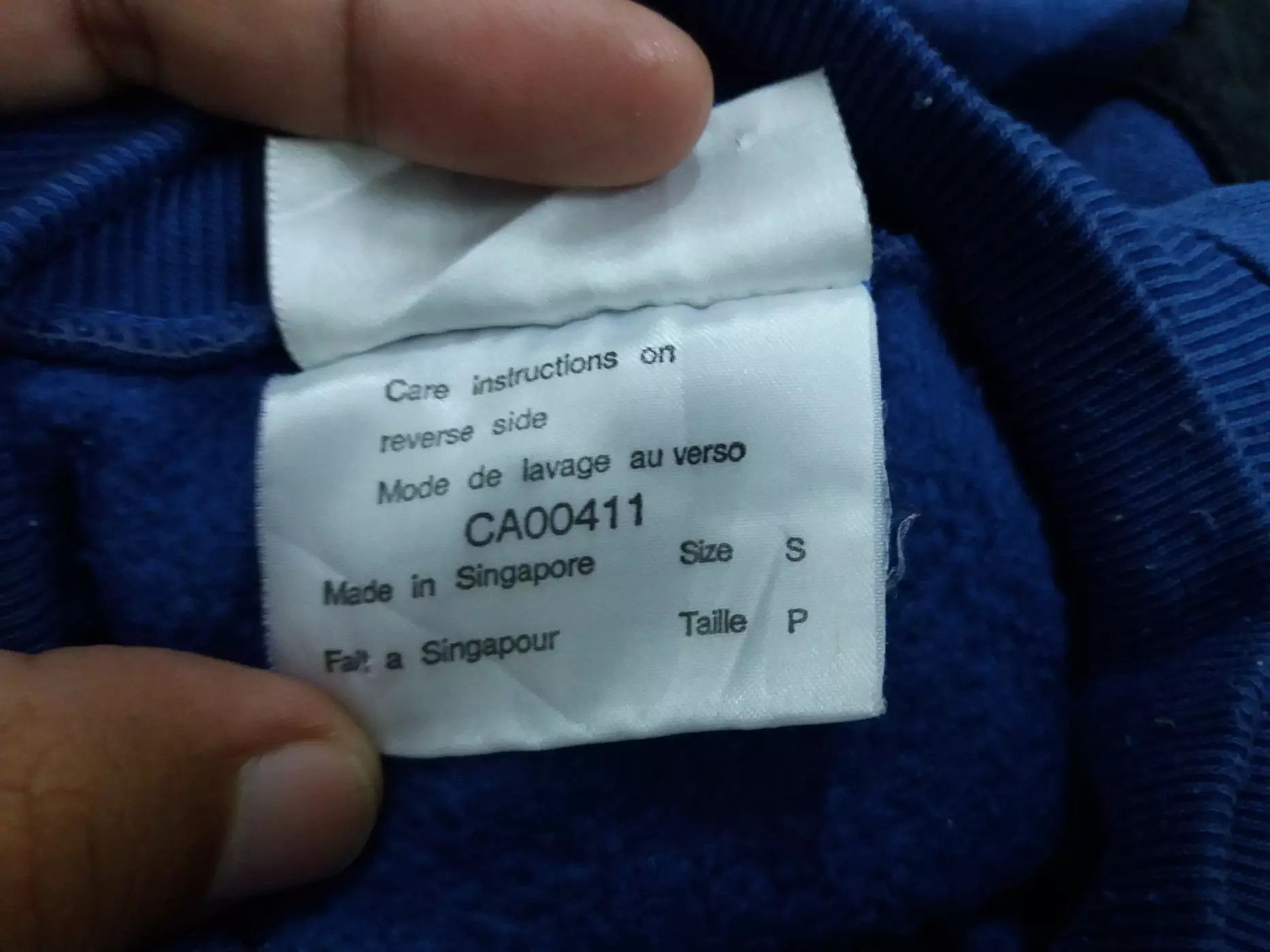 Adidas Vintage adidas trefoil sweatshirt made in singapore Size US L / EU 52-54 / 3 - 5 Thumbnail