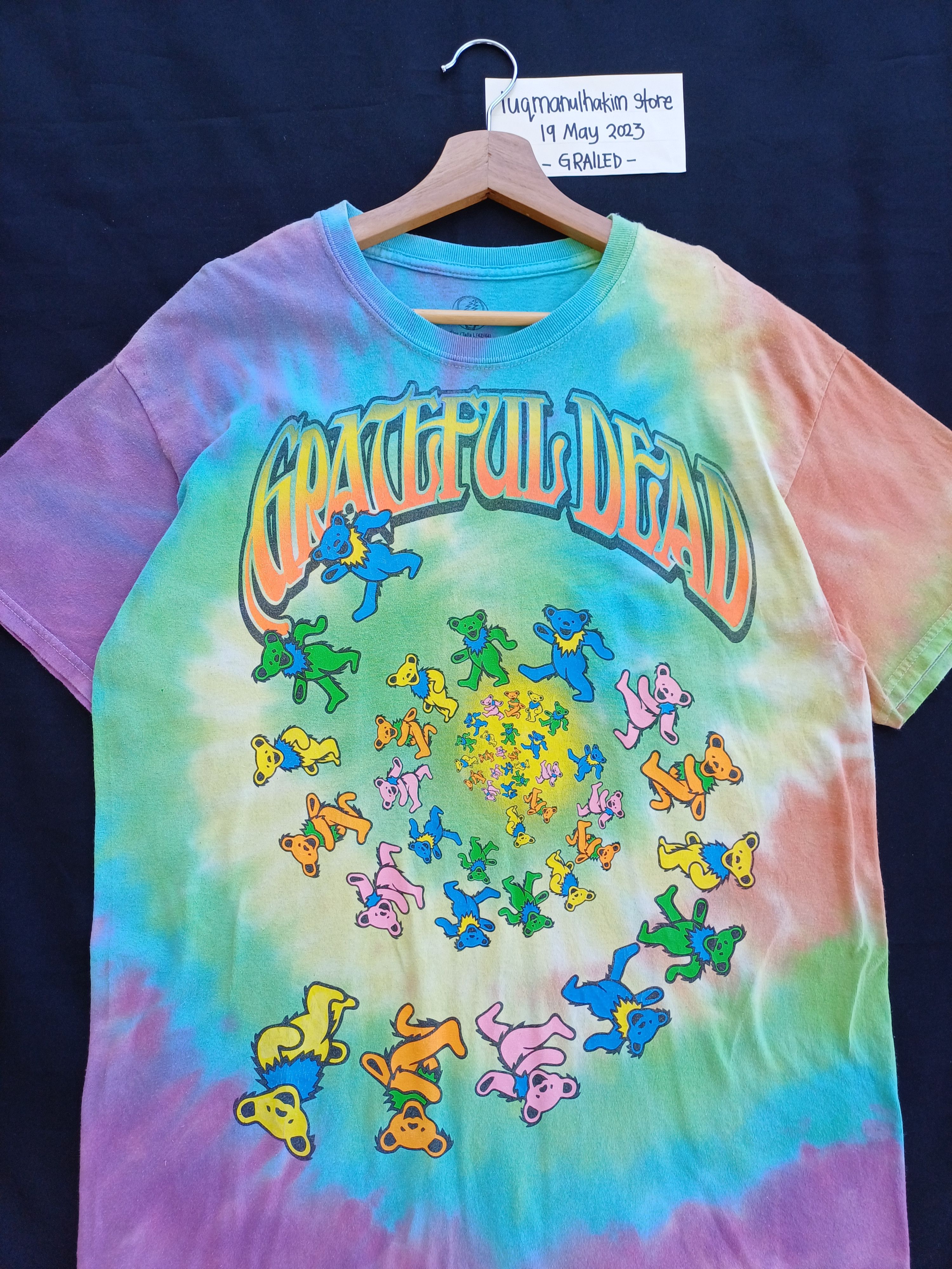 Grateful Dead Vintage Grateful Dead Tie Dye Tshirt Size US L / EU 52-54 / 3 - 5 Thumbnail