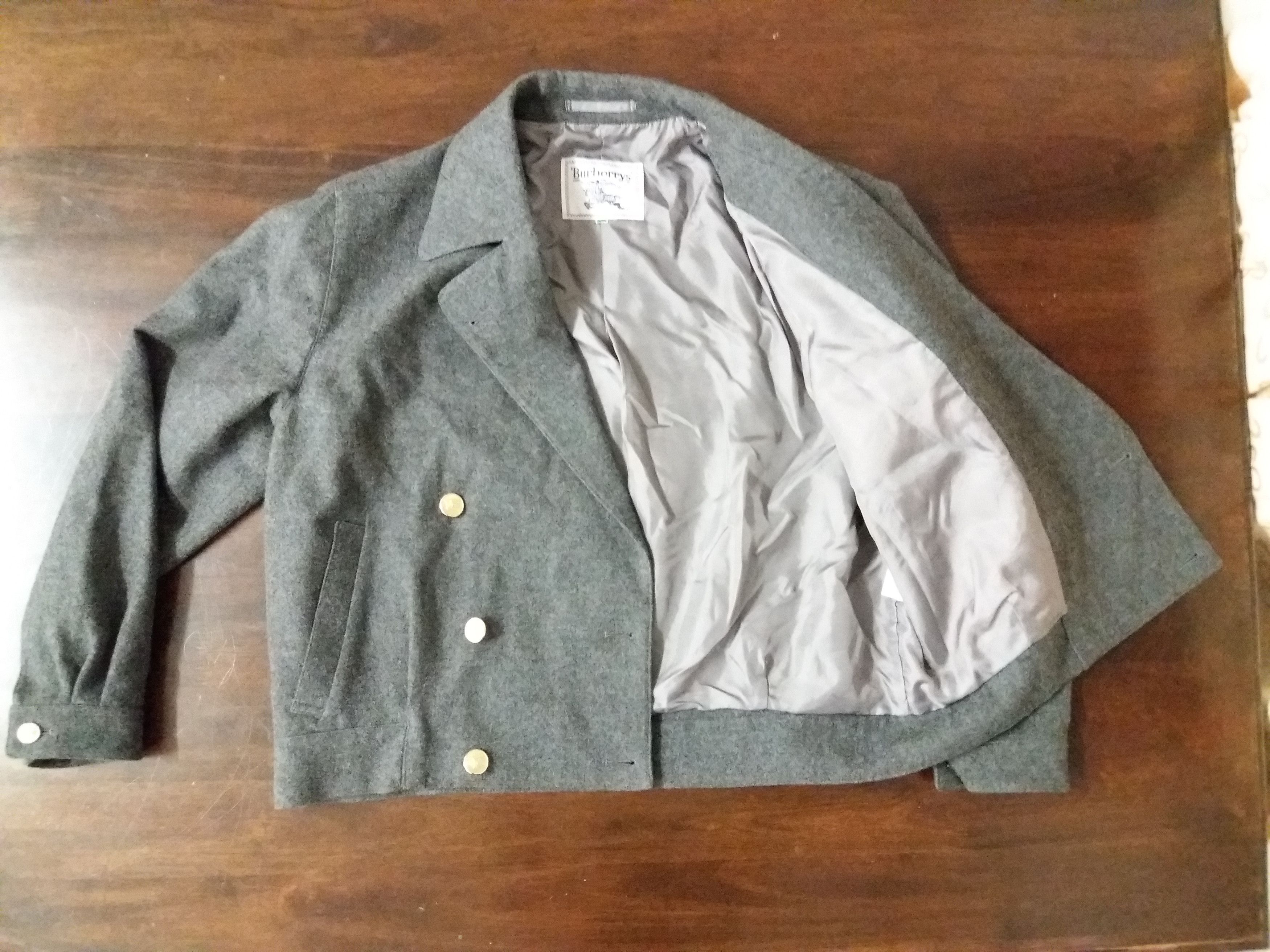 Burberry Burberrys wool jacket/coats Size US M / EU 48-50 / 2 - 2 Thumbnail