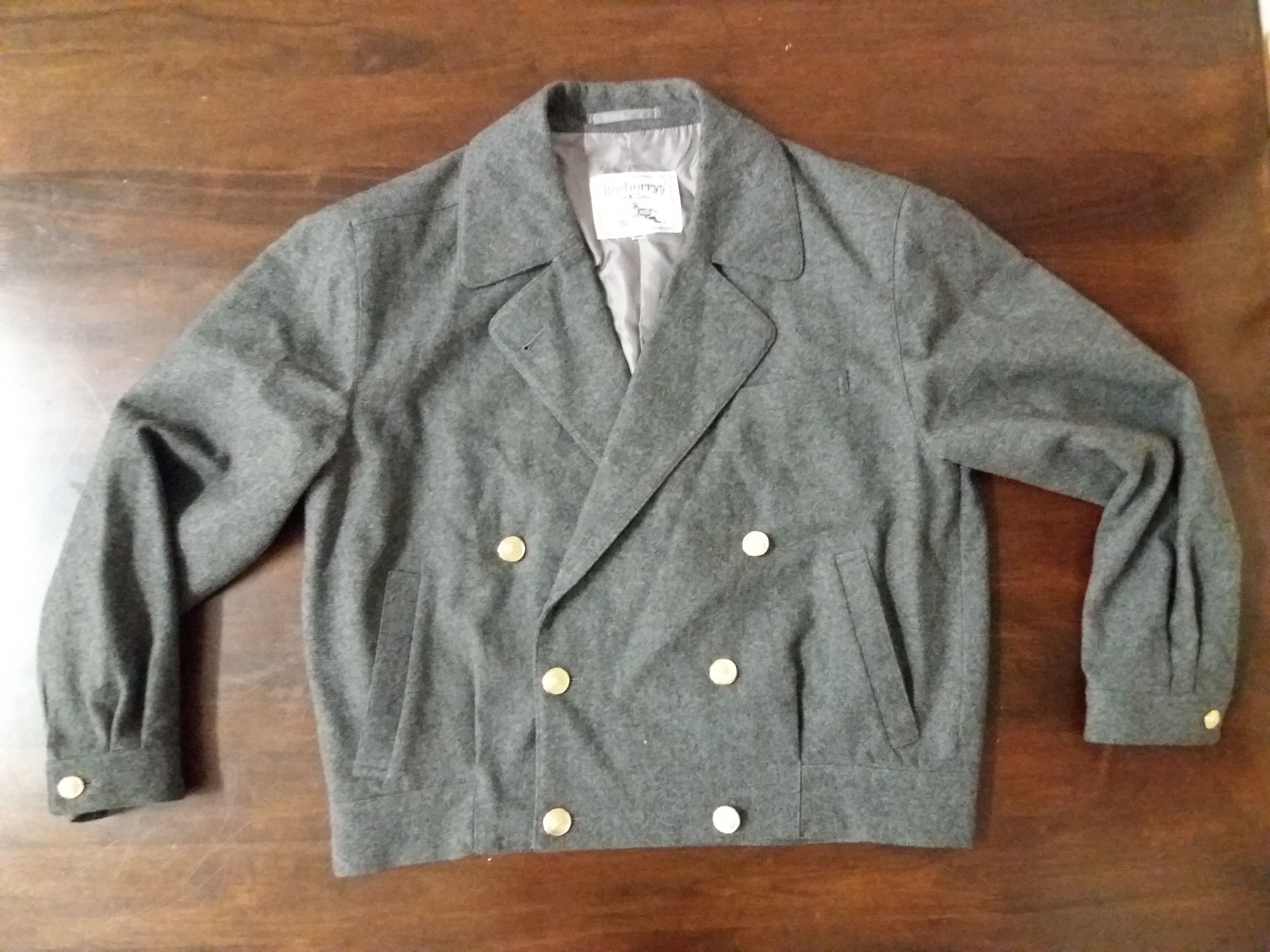 Burberry Burberrys wool jacket/coats Size US M / EU 48-50 / 2 - 1 Thumbnail