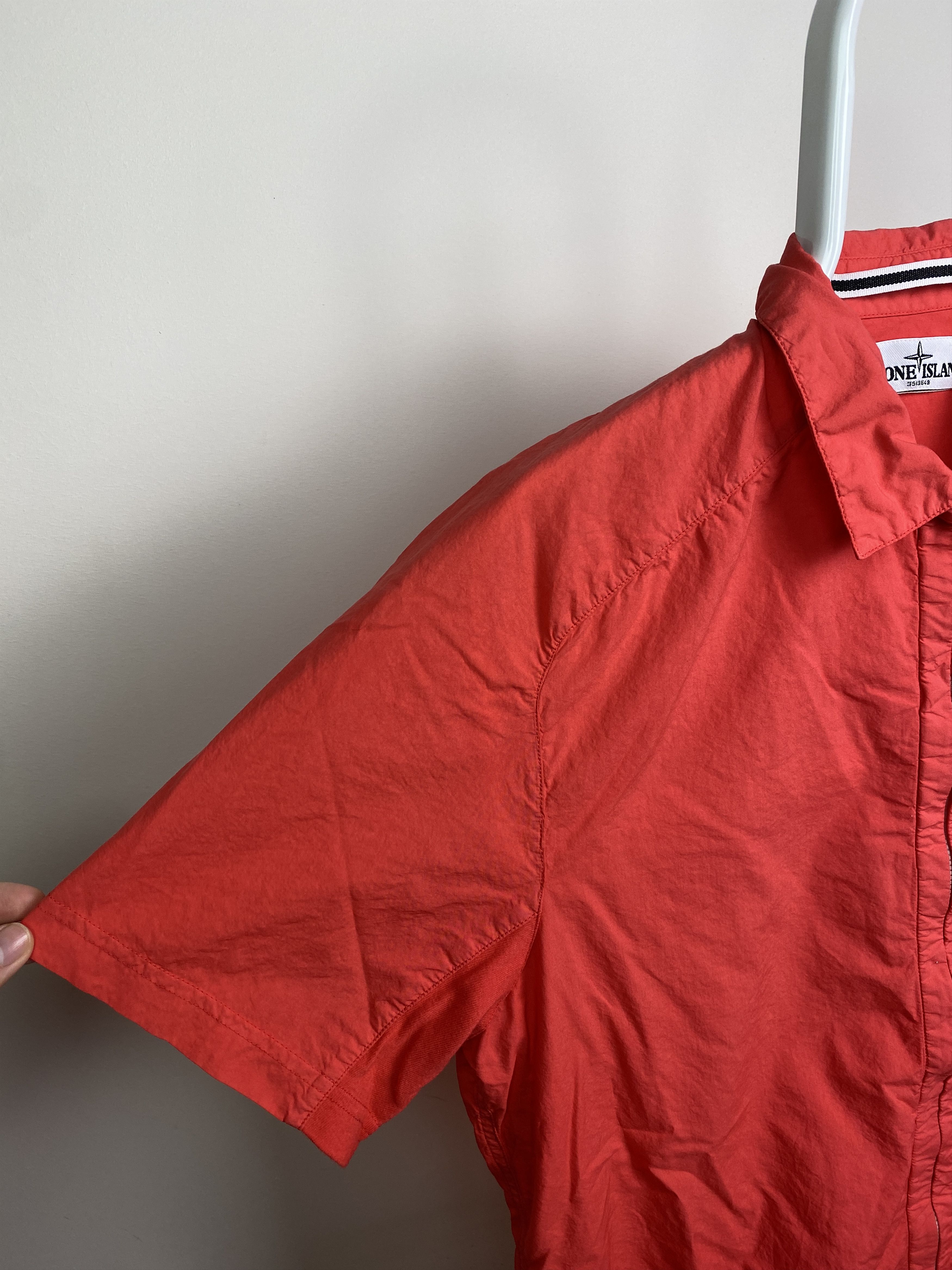 Stone Island Stone Island Zip Shirt Short Sleeve Size US L / EU 52-54 / 3 - 4 Thumbnail