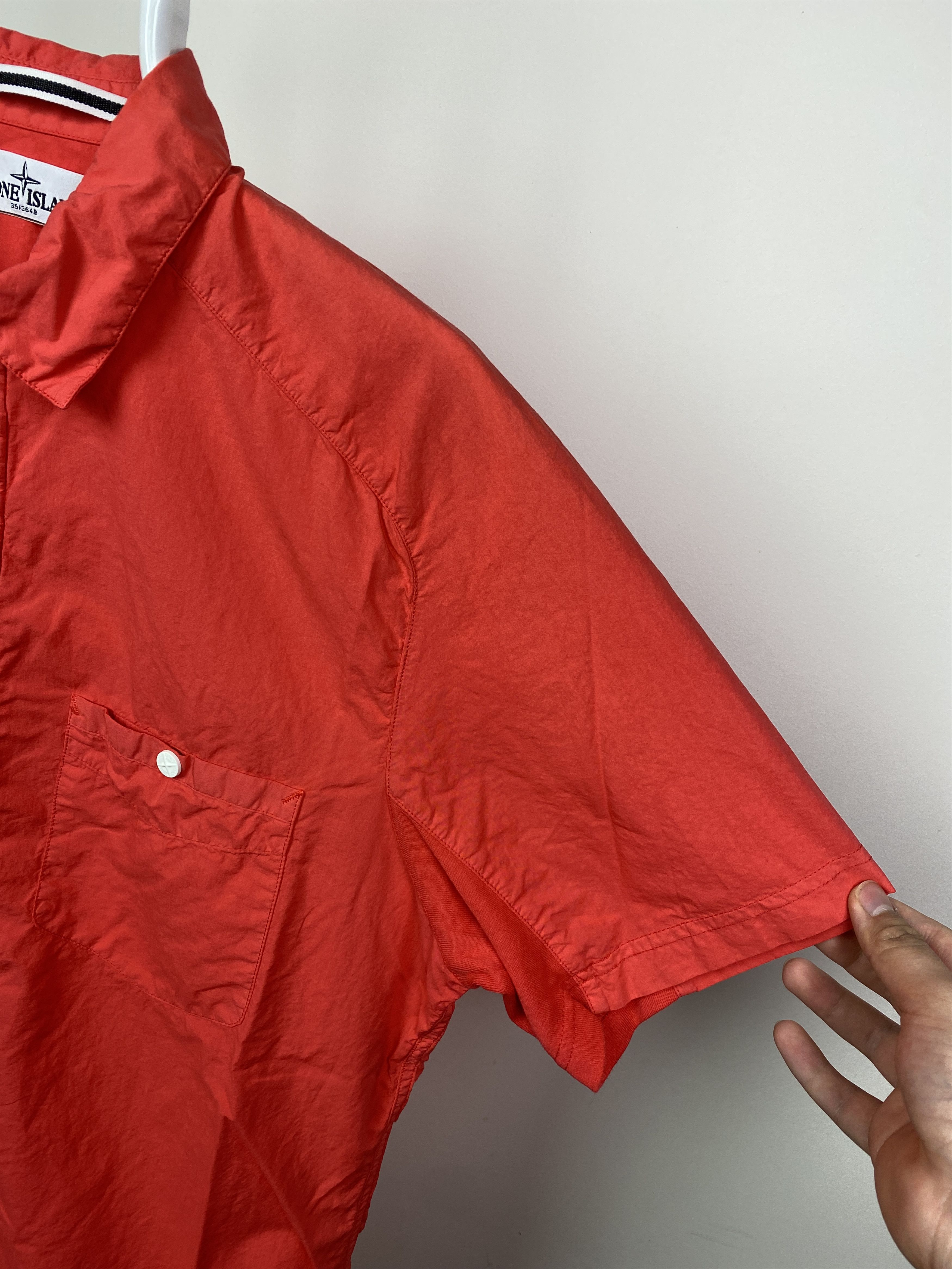 Stone Island Stone Island Zip Shirt Short Sleeve Size US L / EU 52-54 / 3 - 7 Thumbnail