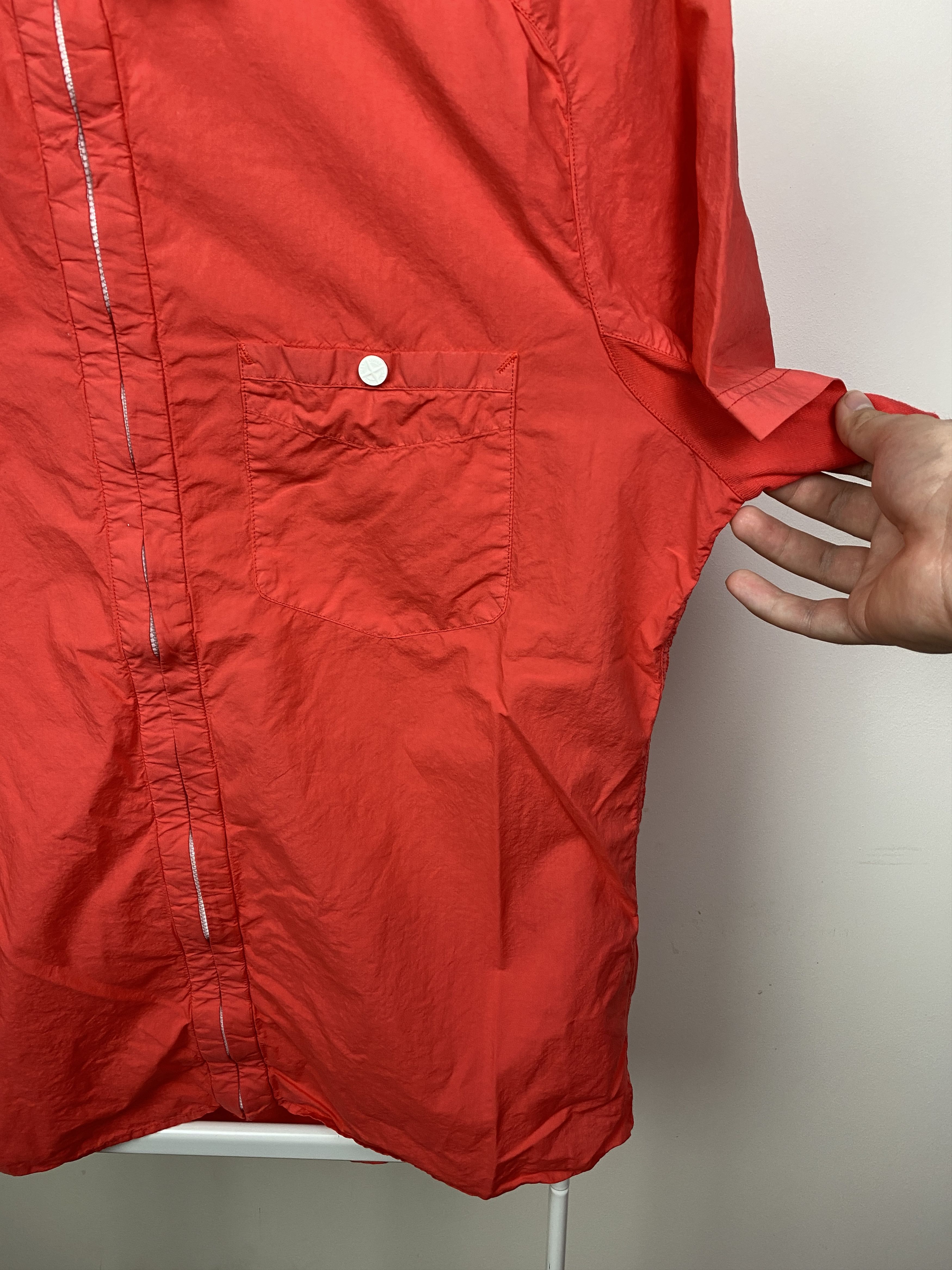 Stone Island Stone Island Zip Shirt Short Sleeve Size US L / EU 52-54 / 3 - 6 Thumbnail