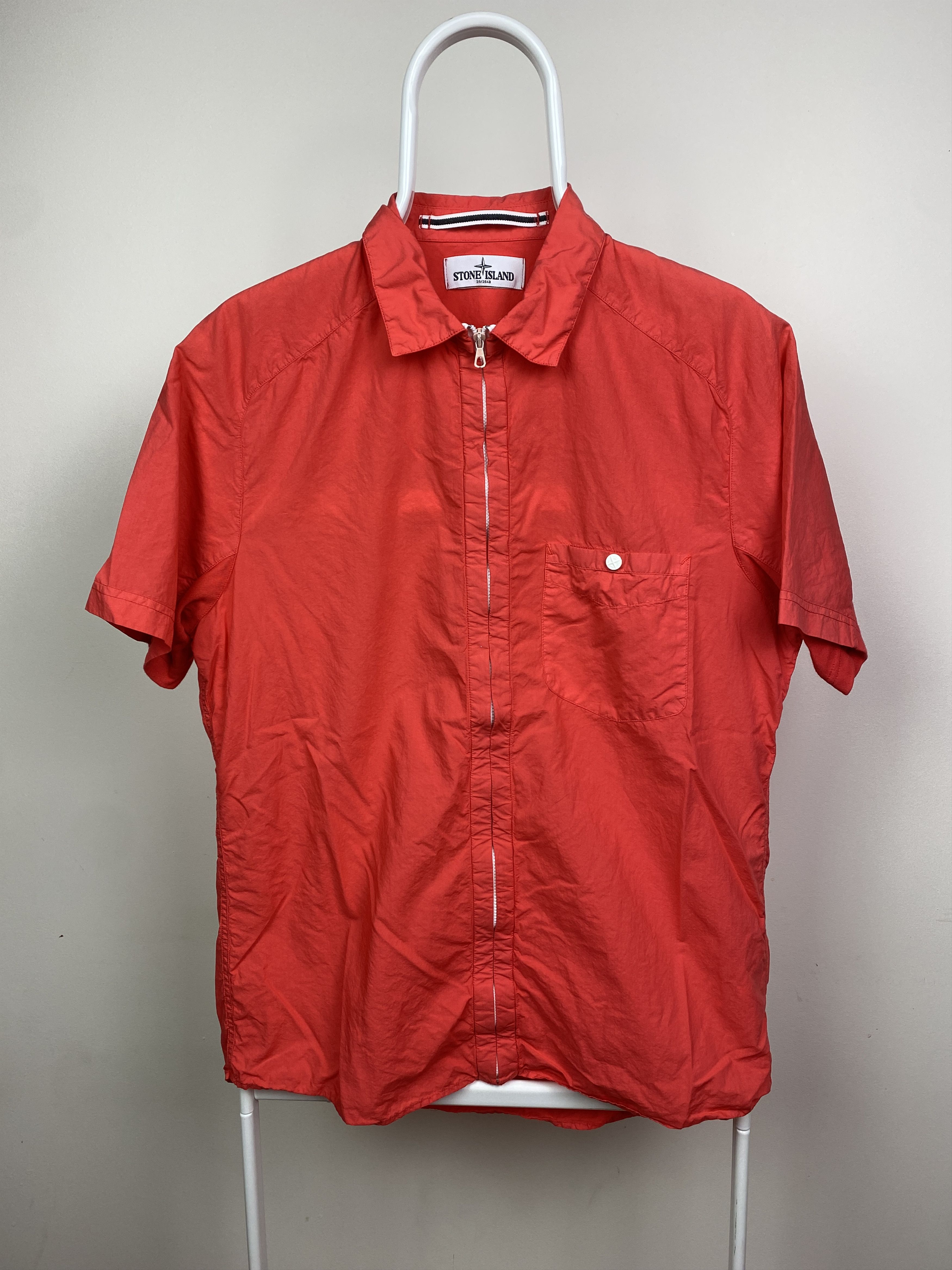 Stone Island Stone Island Zip Shirt Short Sleeve Size US L / EU 52-54 / 3 - 1 Thumbnail