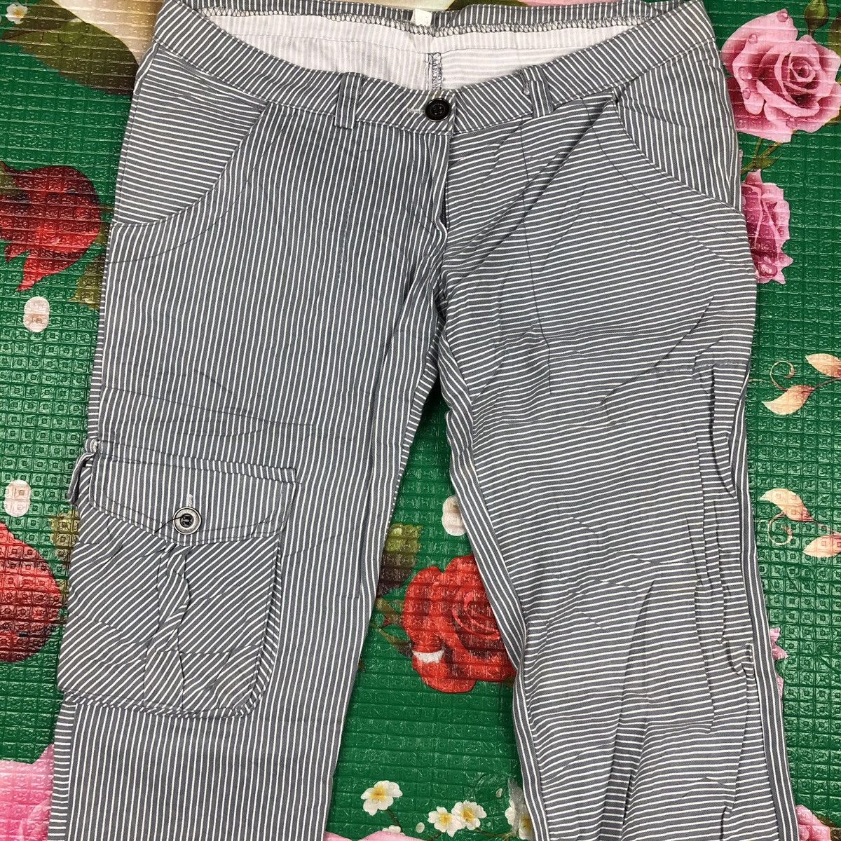 Japanese Brand × Vintage Vintage hickory stripe tactical pocket nice design Size US 30 / EU 46 - 2 Thumbnail
