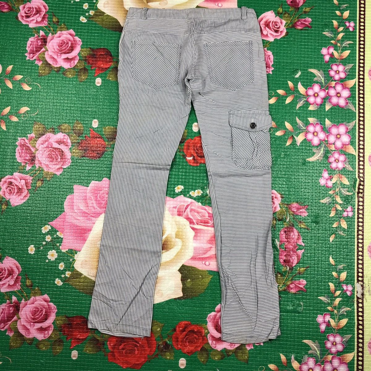 Japanese Brand × Vintage Vintage hickory stripe tactical pocket nice design Size US 30 / EU 46 - 4 Thumbnail