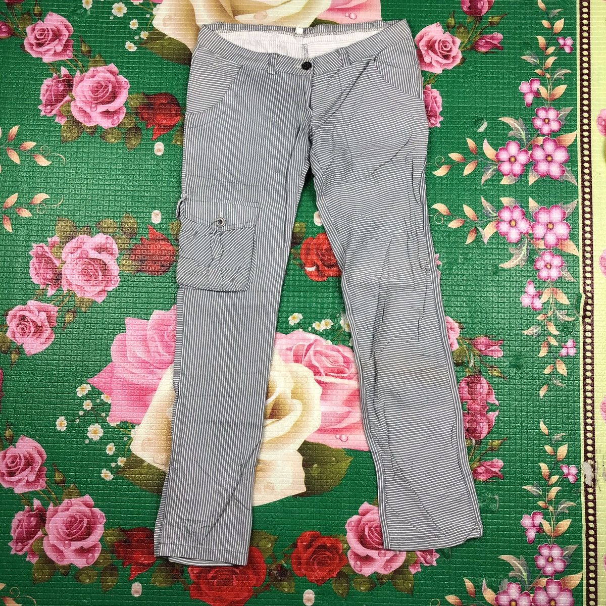 Japanese Brand × Vintage Vintage hickory stripe tactical pocket nice design Size US 30 / EU 46 - 1 Thumbnail