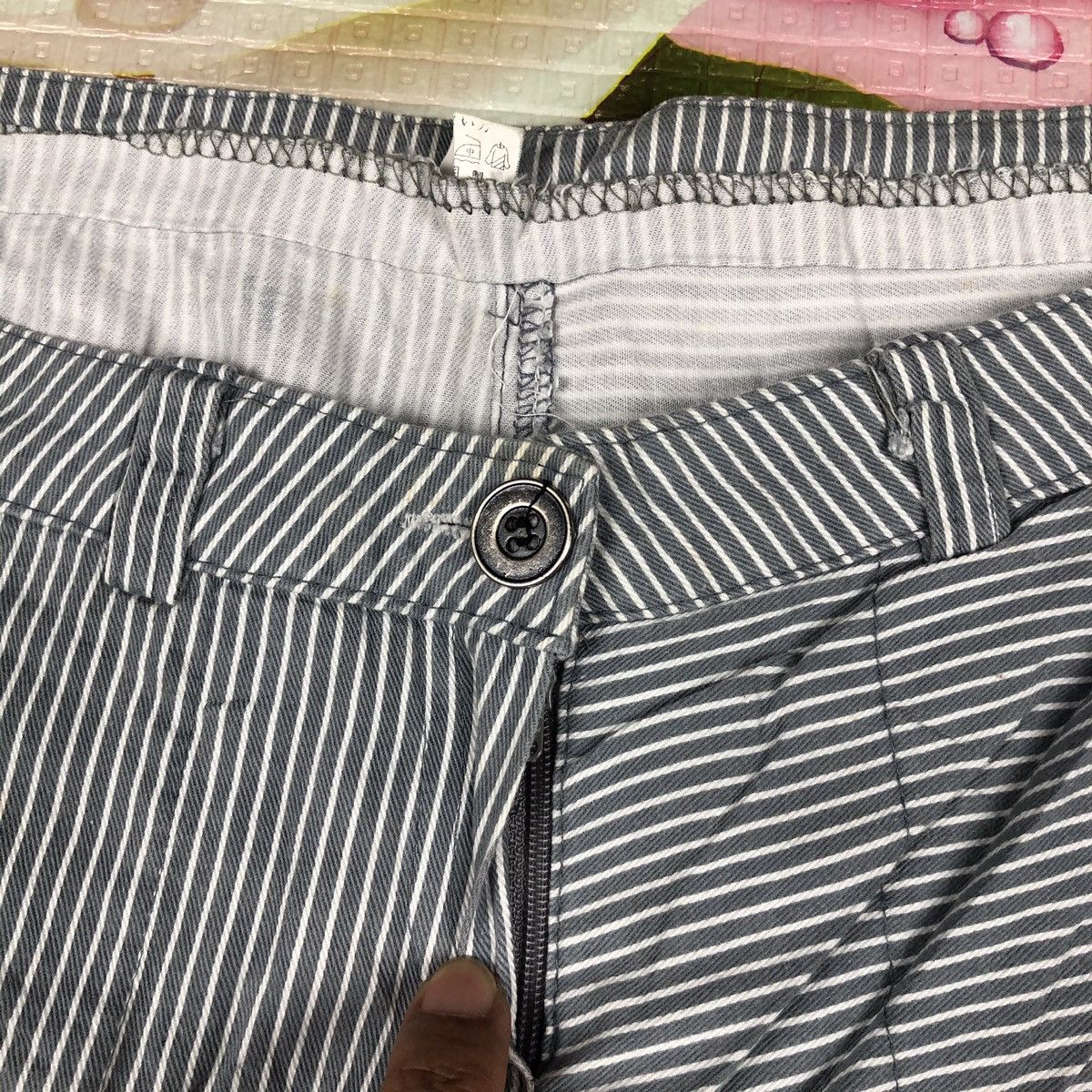Japanese Brand × Vintage Vintage hickory stripe tactical pocket nice design Size US 30 / EU 46 - 3 Thumbnail