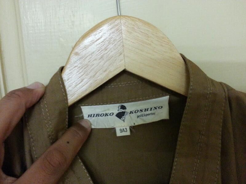 Hiroko Koshino Homme Lagendary Designer Hiroko Koshino pret a porter long jacket Size US XXL / EU 58 / 5 - 4 Thumbnail