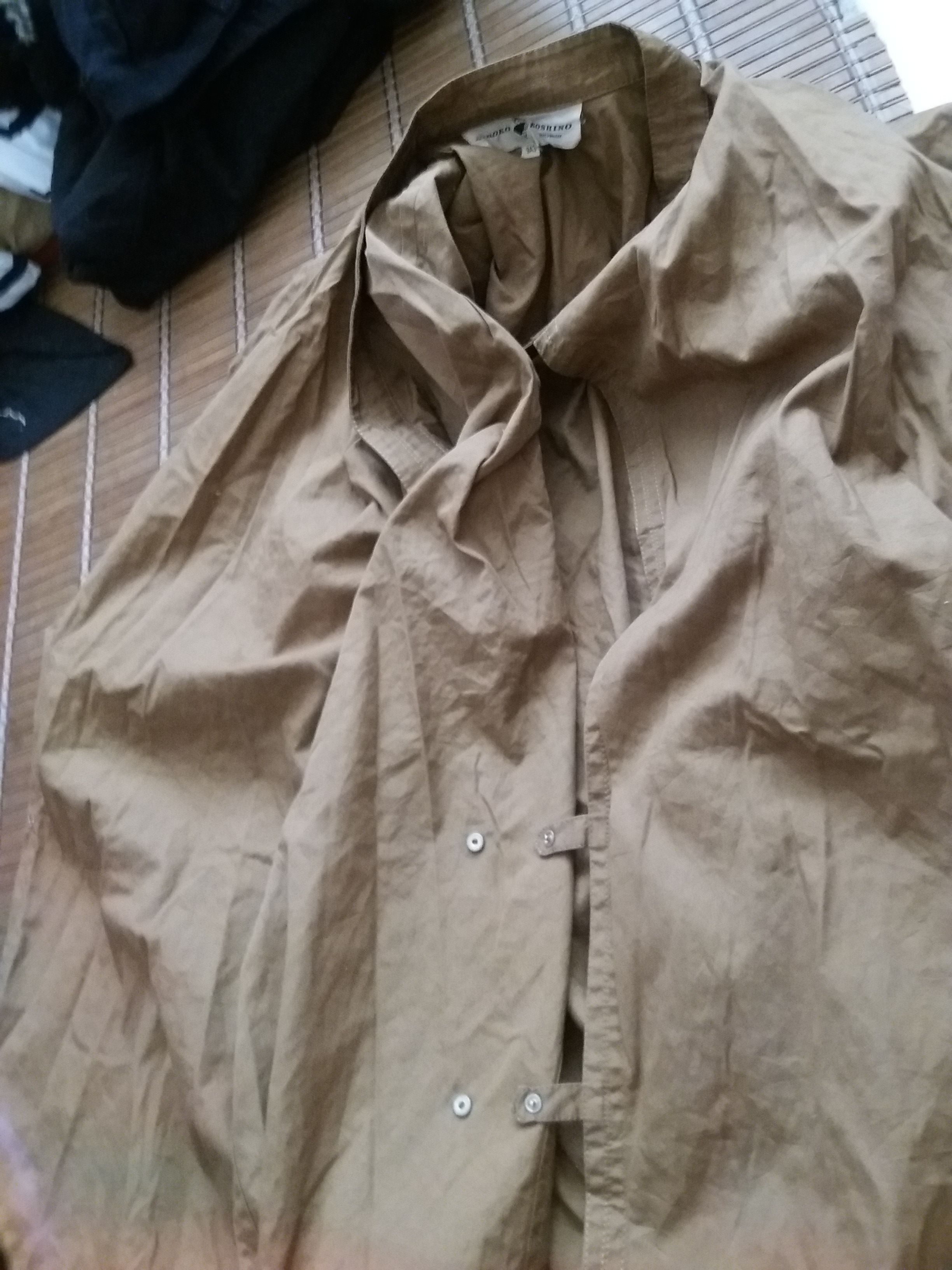 Hiroko Koshino Homme Lagendary Designer Hiroko Koshino pret a porter long jacket Size US XXL / EU 58 / 5 - 9 Thumbnail