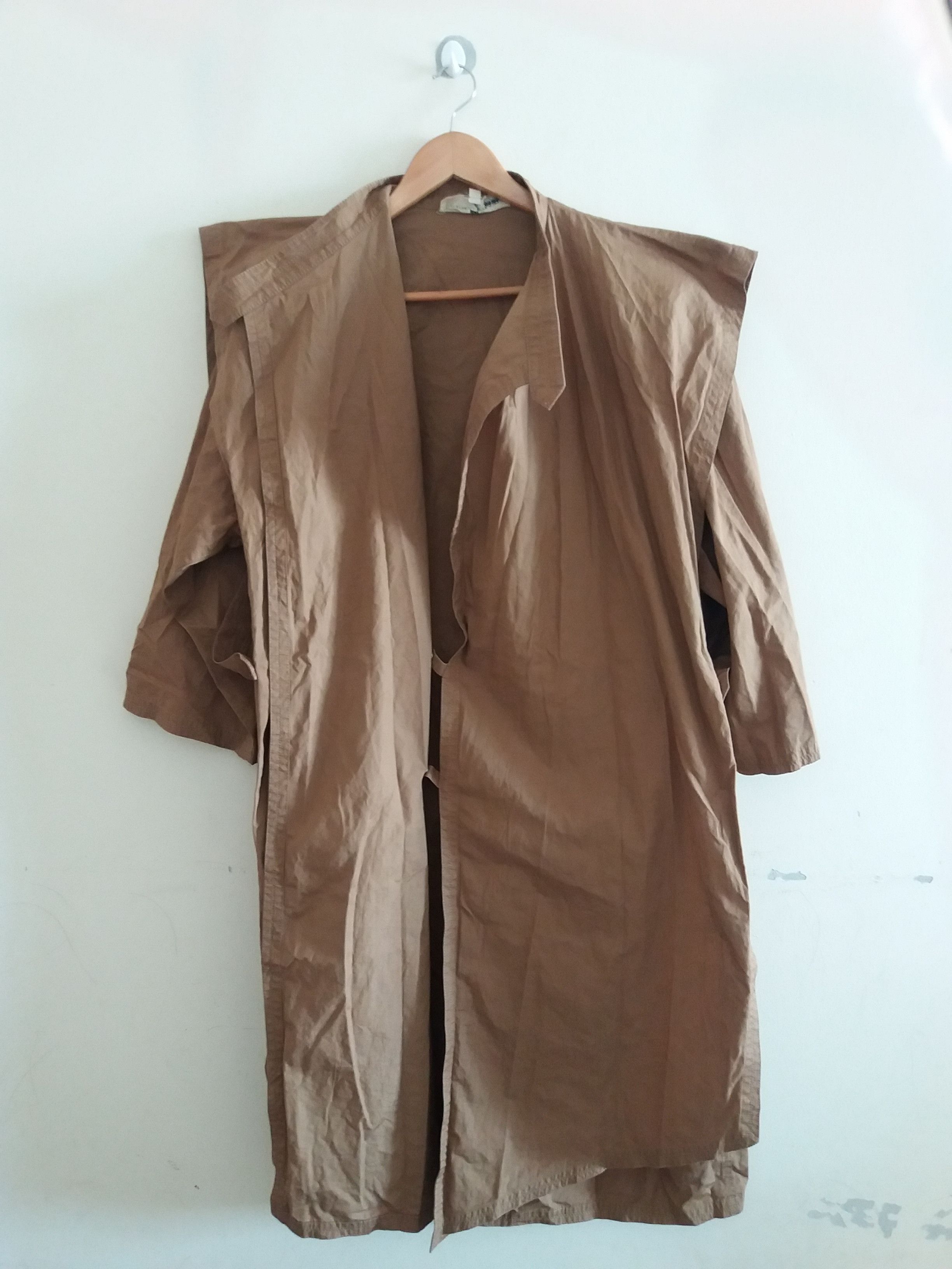 Hiroko Koshino Homme Lagendary Designer Hiroko Koshino pret a porter long jacket Size US XXL / EU 58 / 5 - 7 Thumbnail