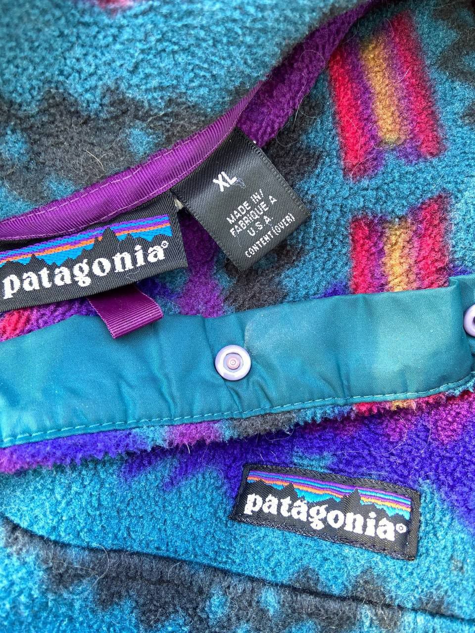 Vintage Patagonia Synchilla Aztec Fleece Vest 90's outlet XL