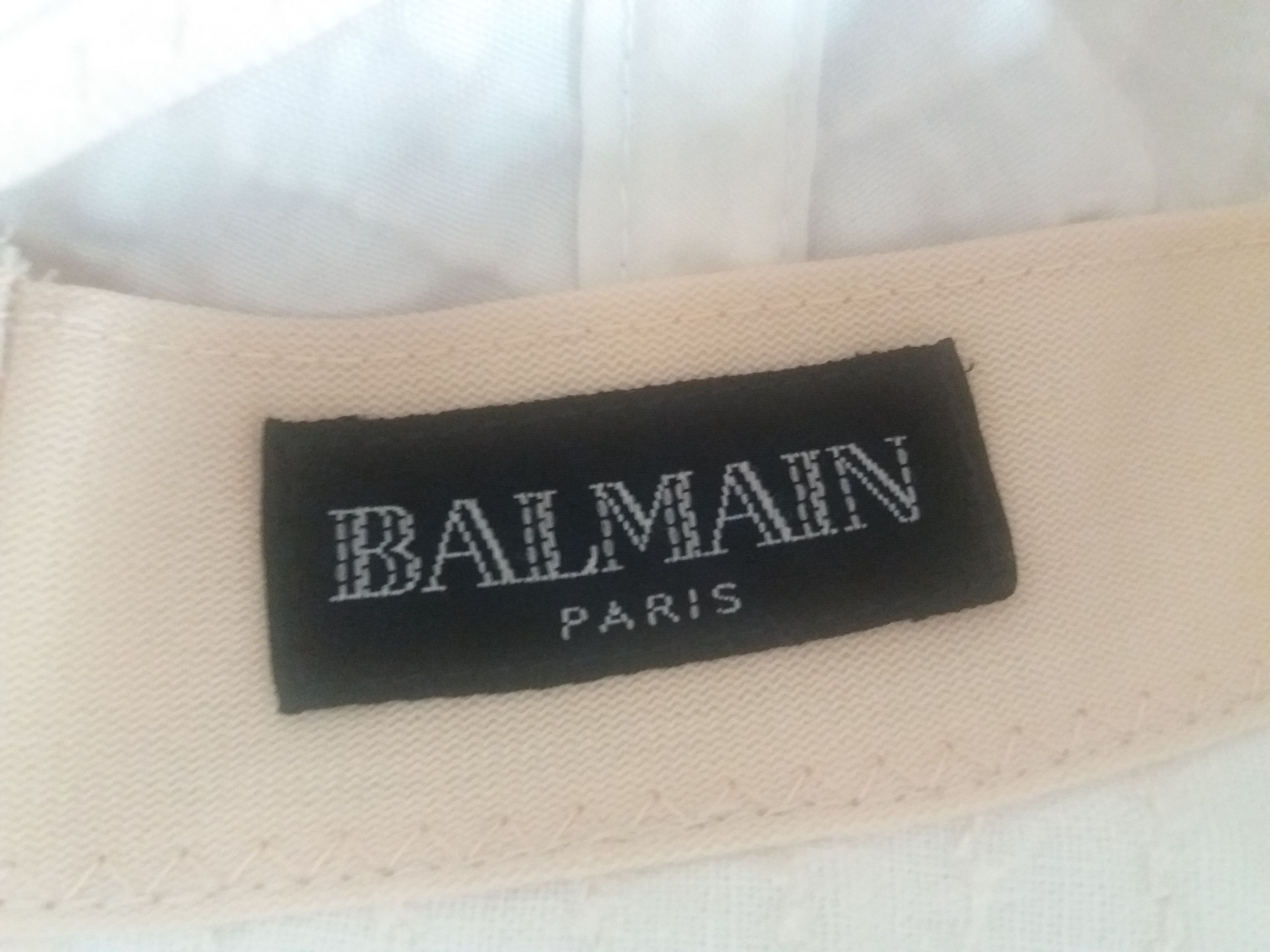 Balmain Balmain Paris Hat cream colour Size ONE SIZE - 7 Thumbnail