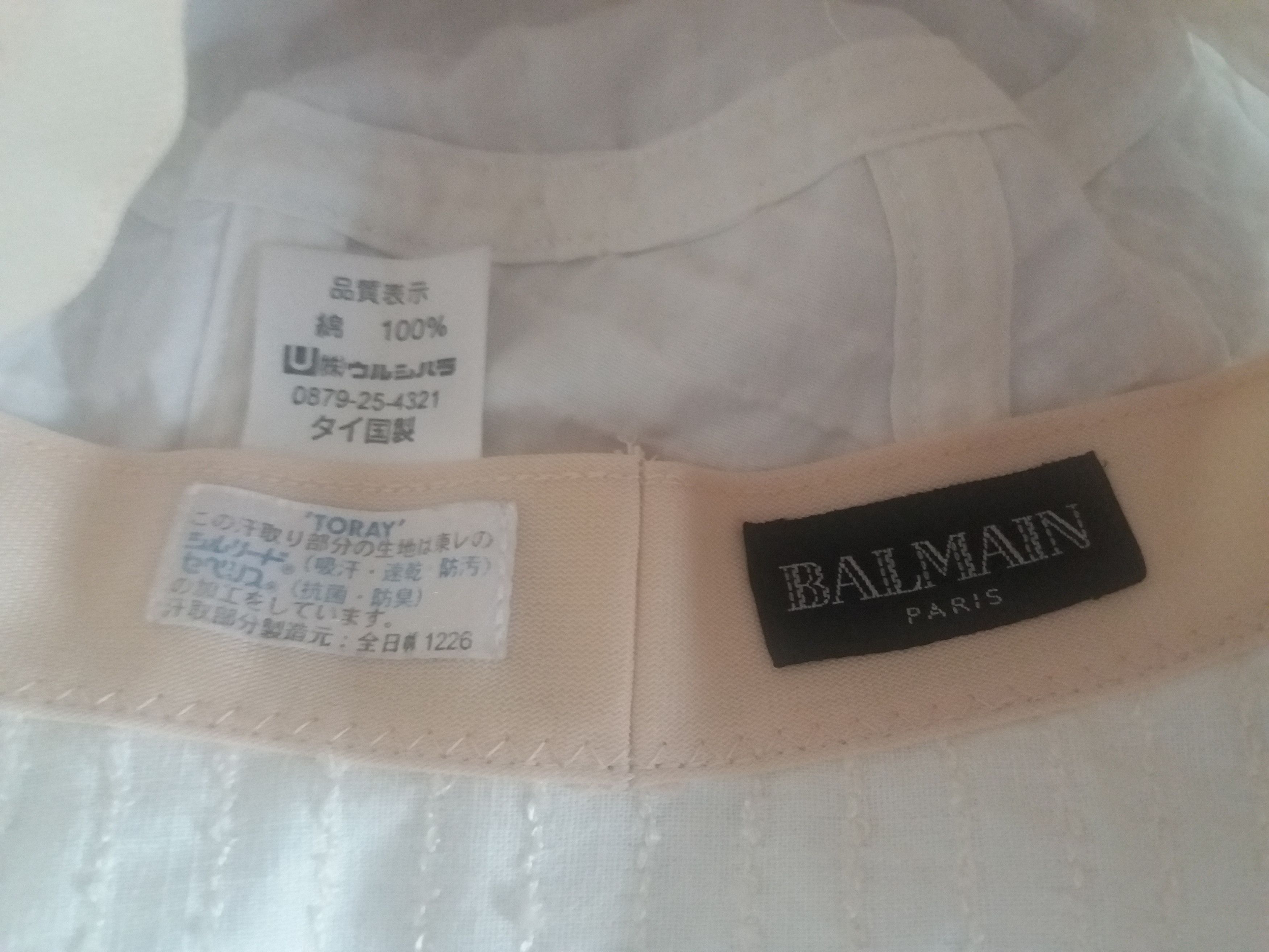 Balmain Balmain Paris Hat cream colour Size ONE SIZE - 6 Thumbnail