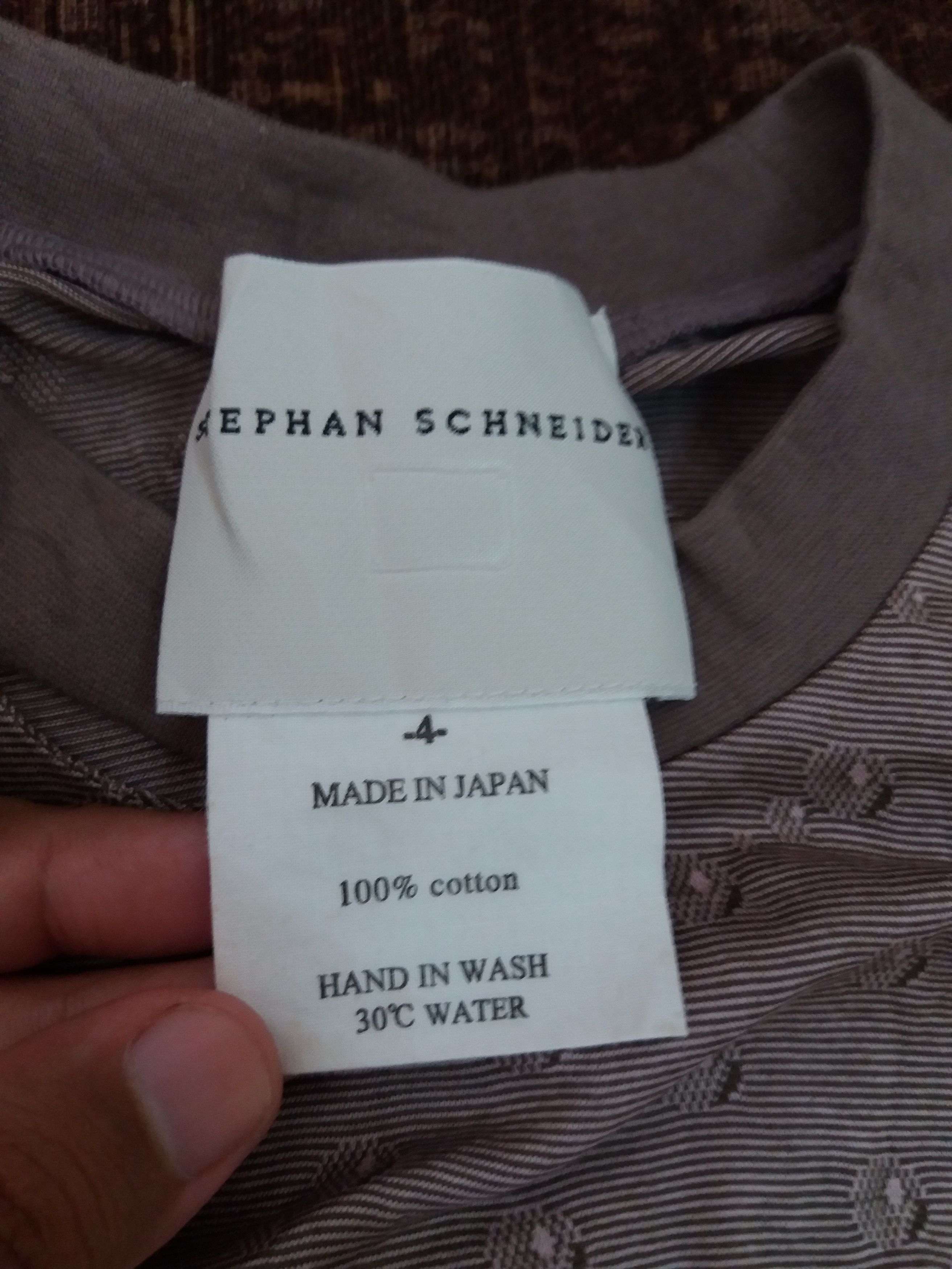 Stephan Schneider Stephan Schneider cotton t-shirt made in japan/size 4 Size US M / EU 48-50 / 2 - 5 Thumbnail