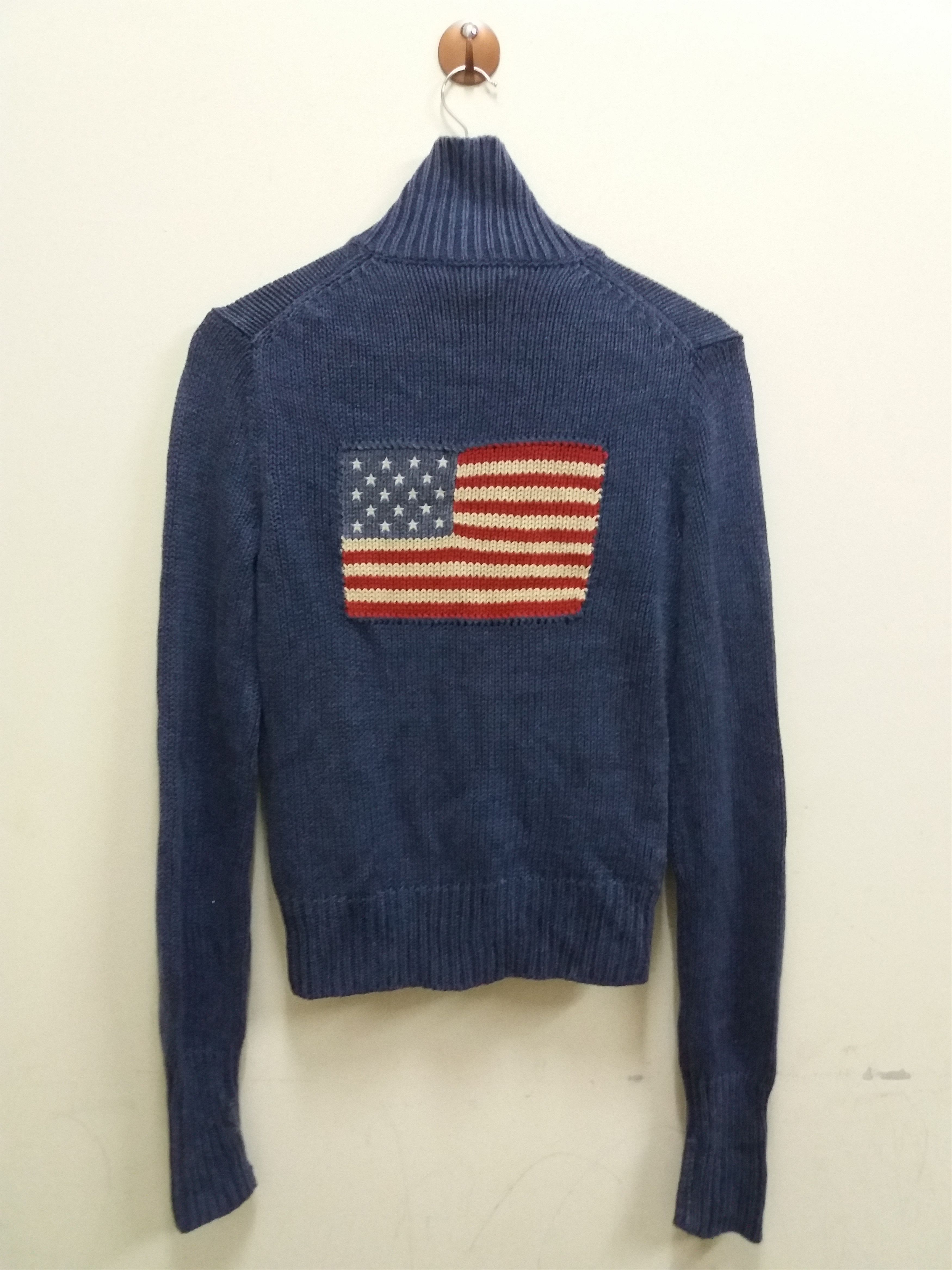 Polo Ralph Lauren Polo Ralph Lauren Knitwear for her big us flag logo Size US L / EU 52-54 / 3 - 1 Thumbnail