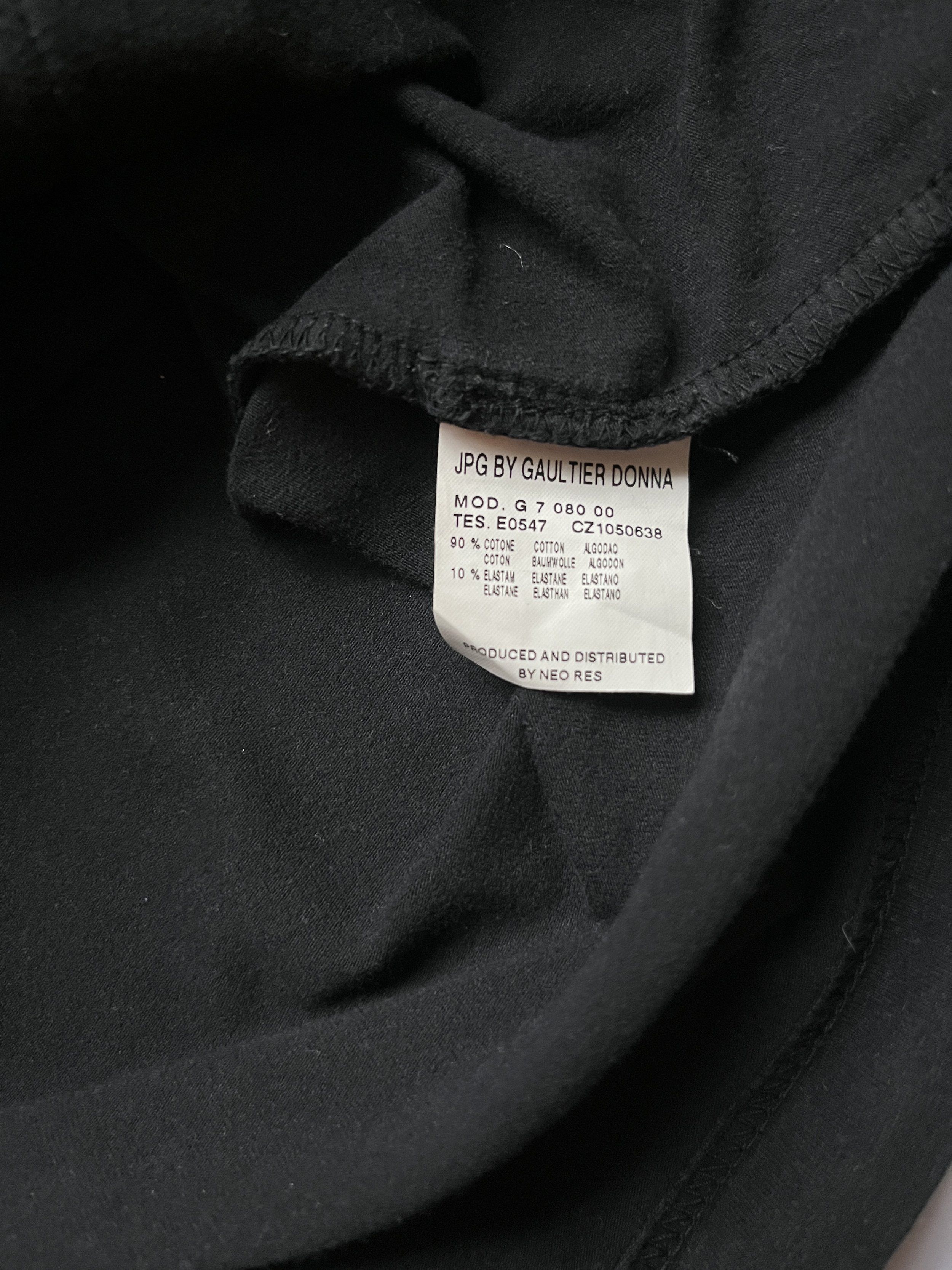 Jean Paul Gaultier ⚡️QUICK SALE⚡️Jean Paul Gaultier Black Long-Sleeve T-shirt Size XL / US 12-14 / IT 48-50 - 5 Thumbnail